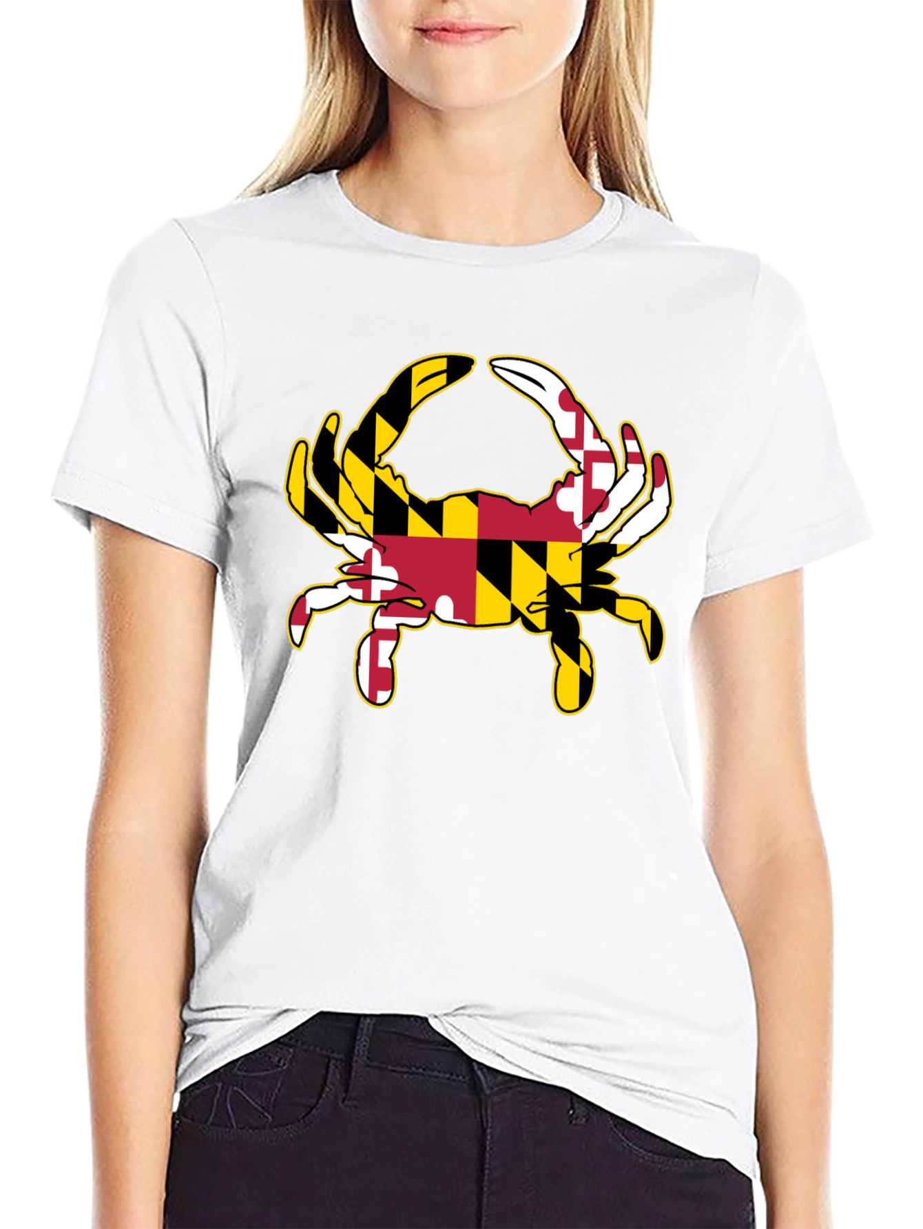 Maryland Flag Crab T-Shirt