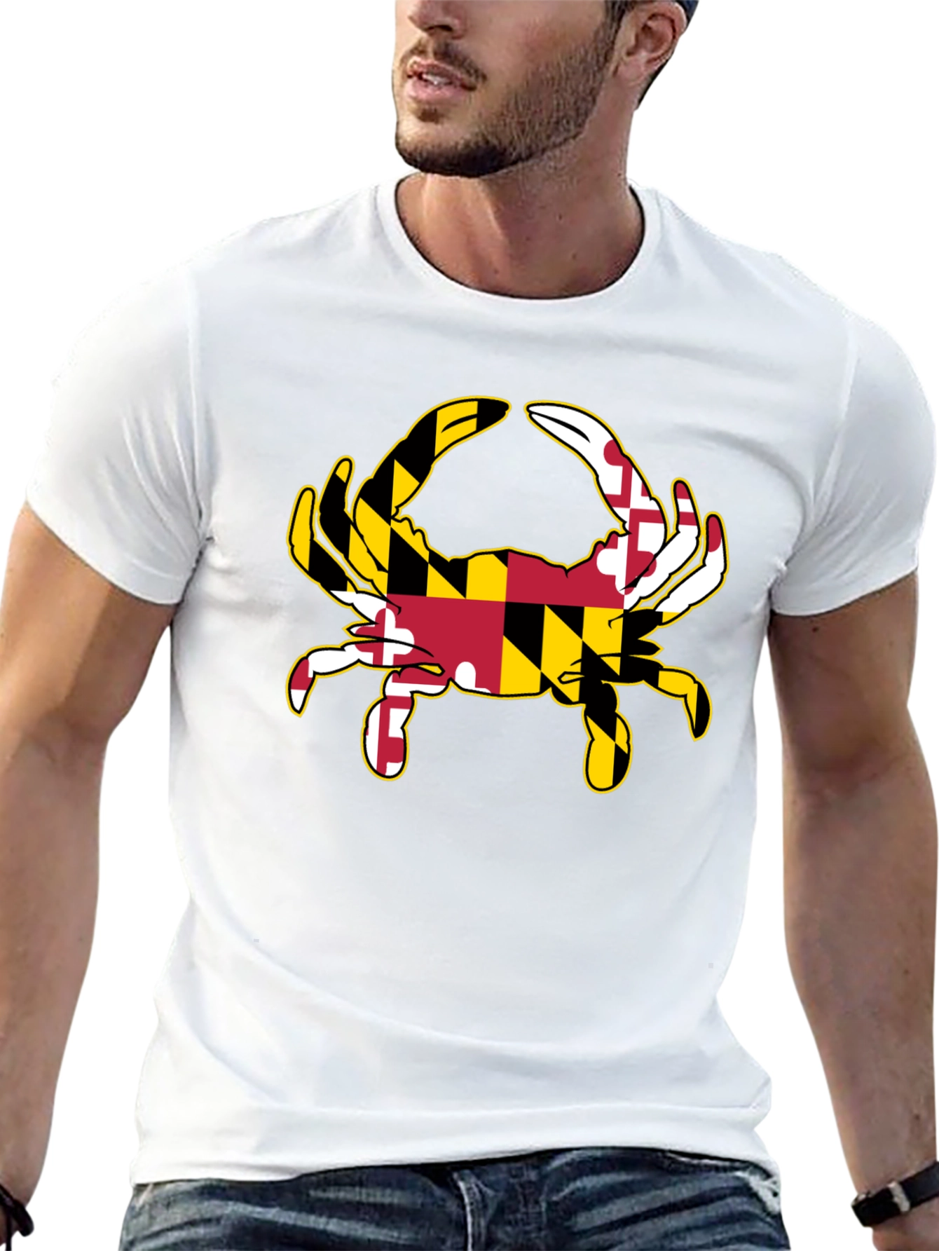 Maryland Flag Crab T-Shirt