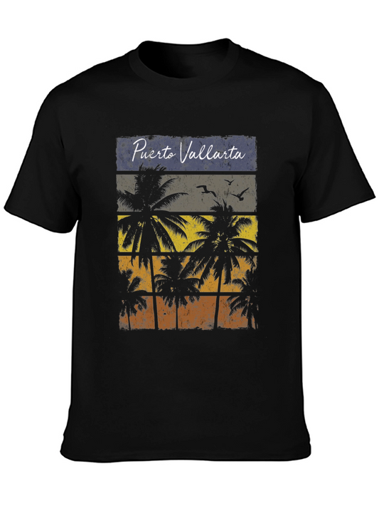 Puerto Vallarta Palm Tree T-Shirt