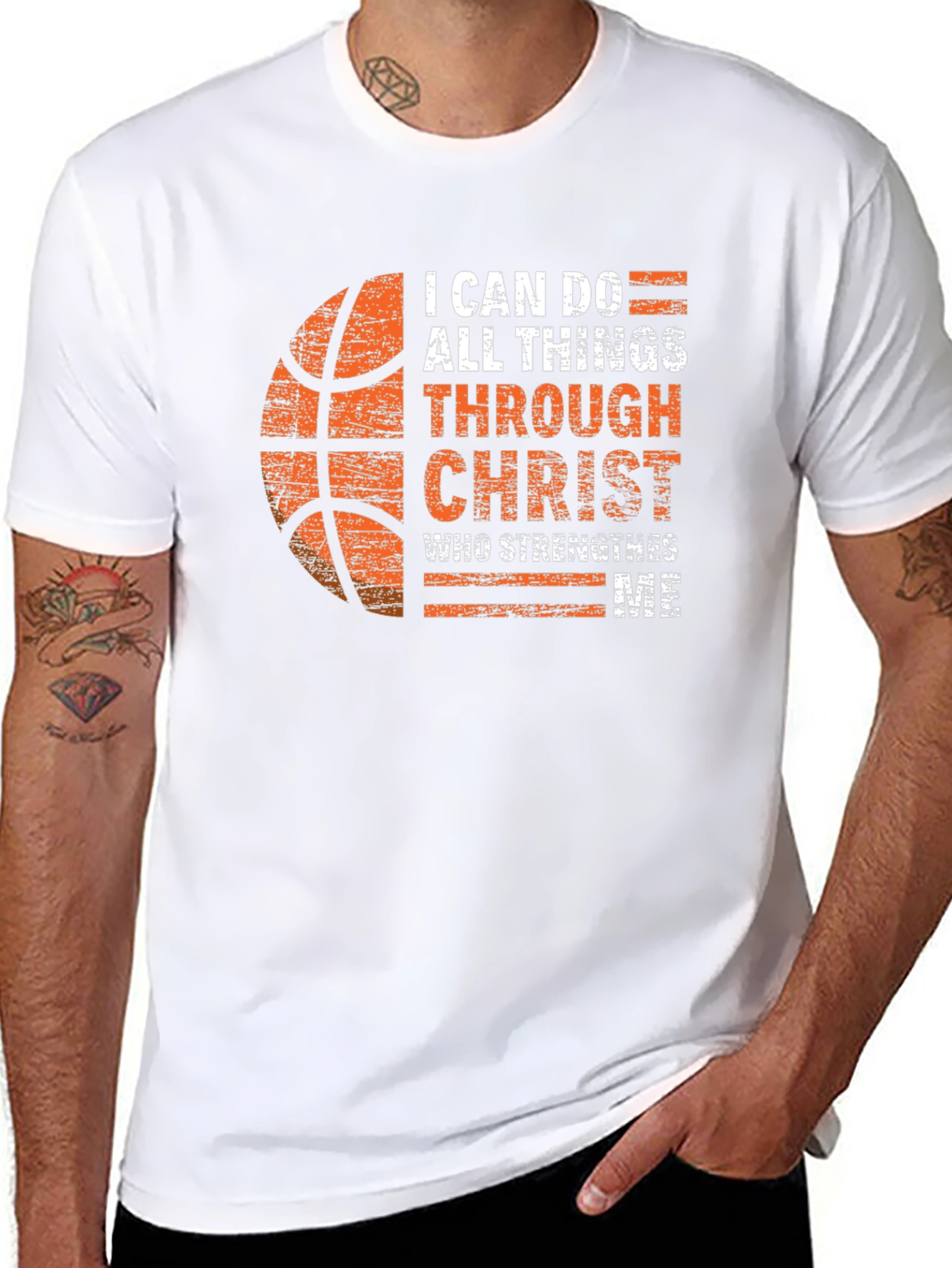 Christian Basketball T-Shirt: I Can Do All Things