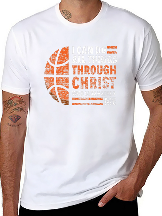 Christian Basketball T-Shirt: I Can Do All Things