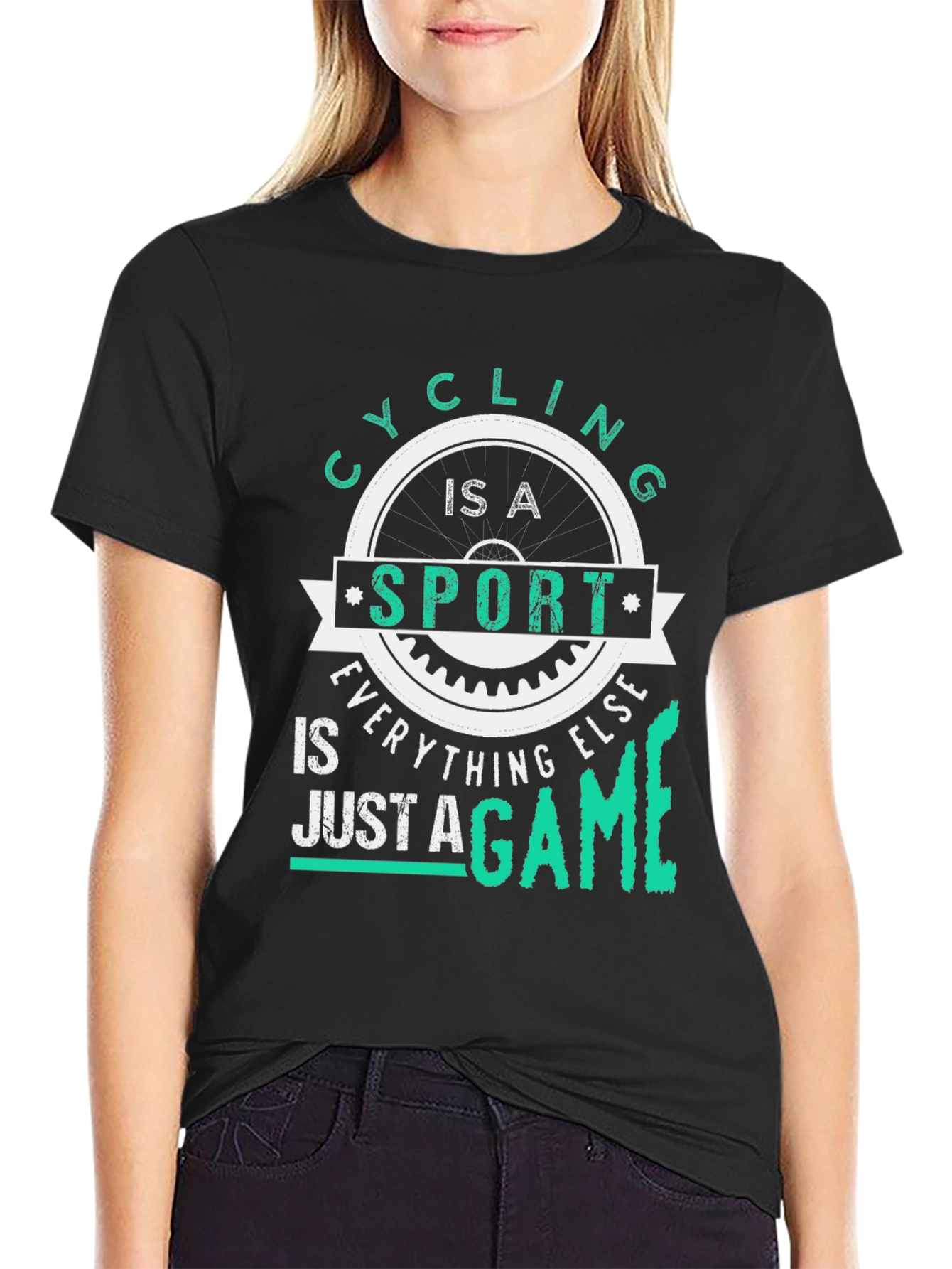 Cycling Is A Sport Graphic T-Shirt