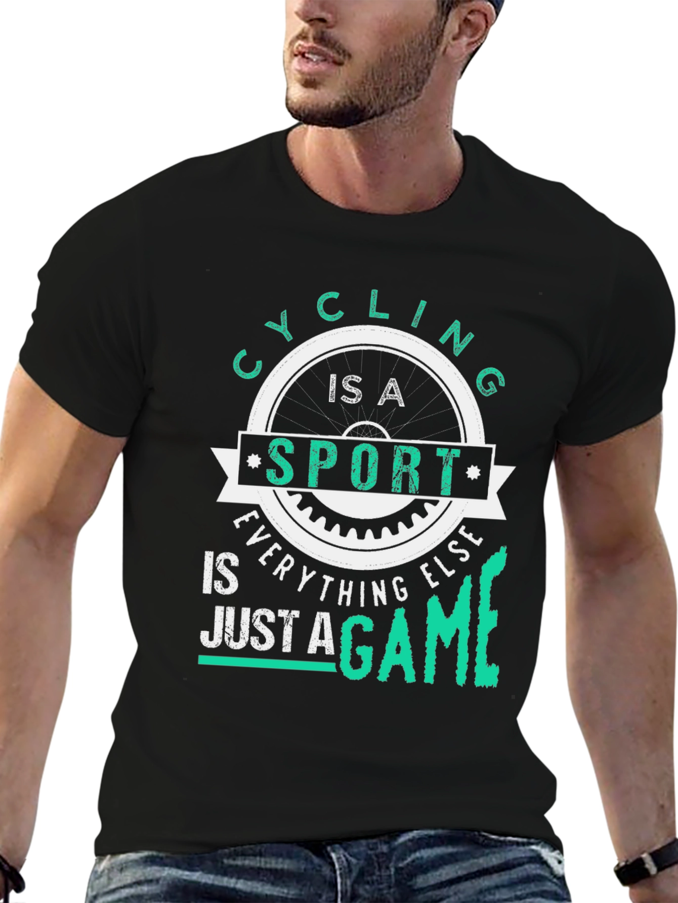 Cycling Is A Sport Graphic T-Shirt