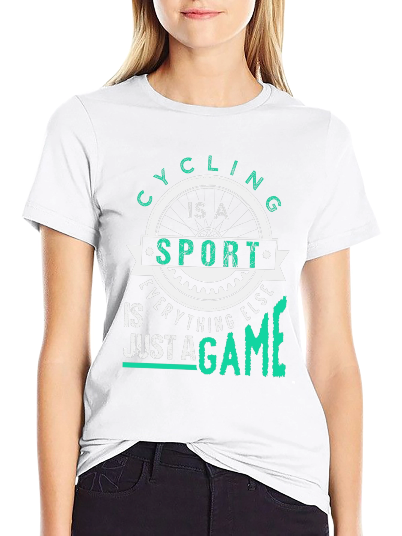 Cycling Is A Sport Graphic T-Shirt