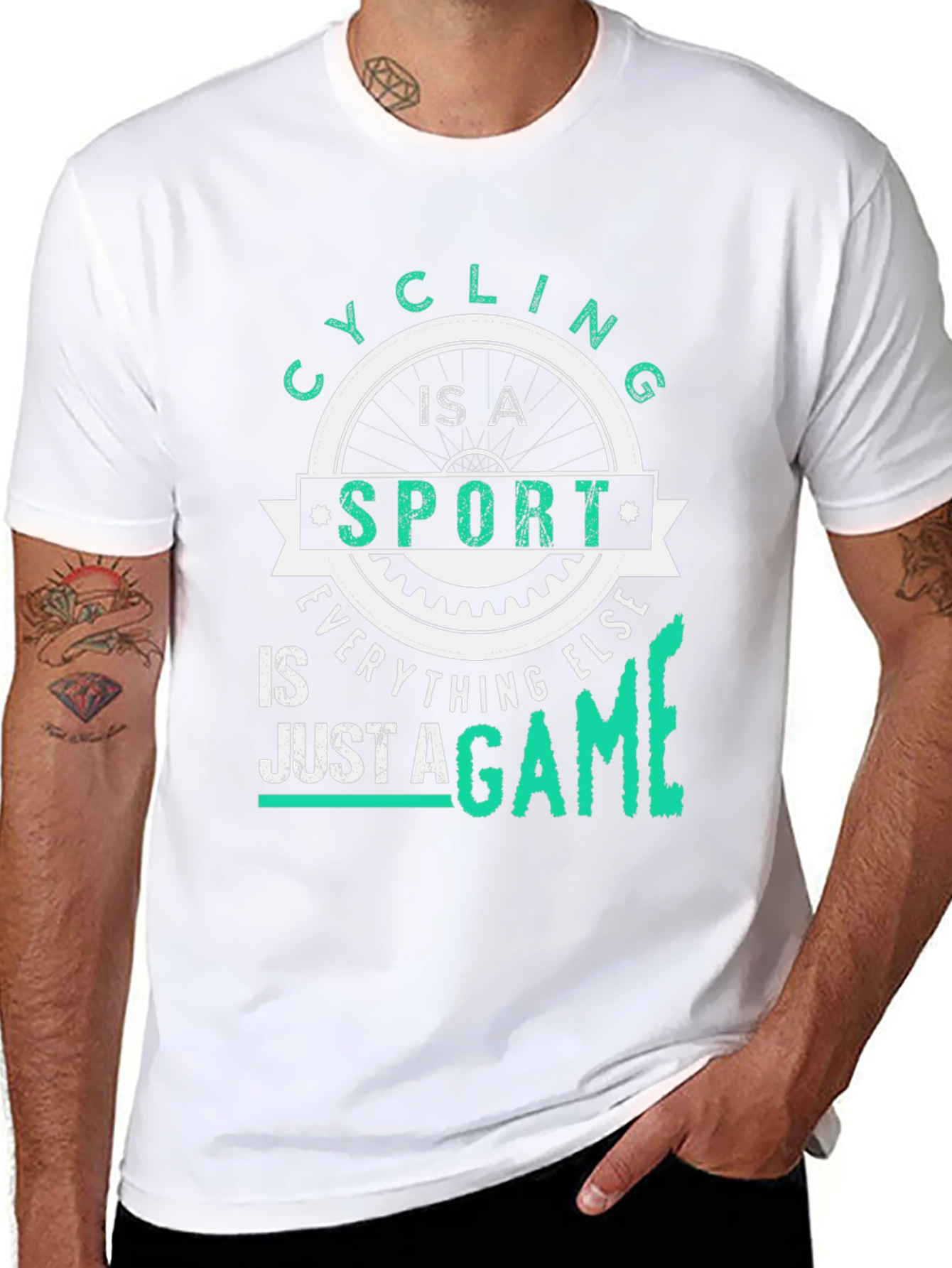 Cycling Is A Sport Graphic T-Shirt