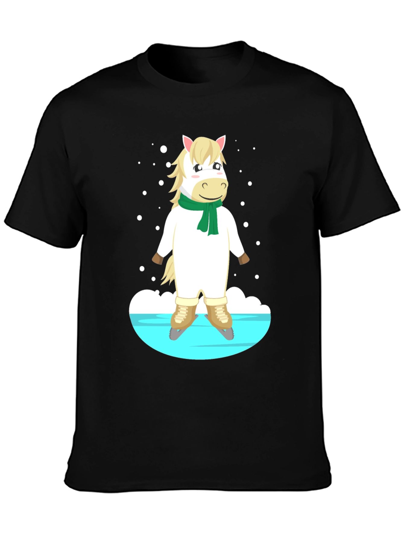 Horse on Skates Graphic Tee - Unisex T-Shirt