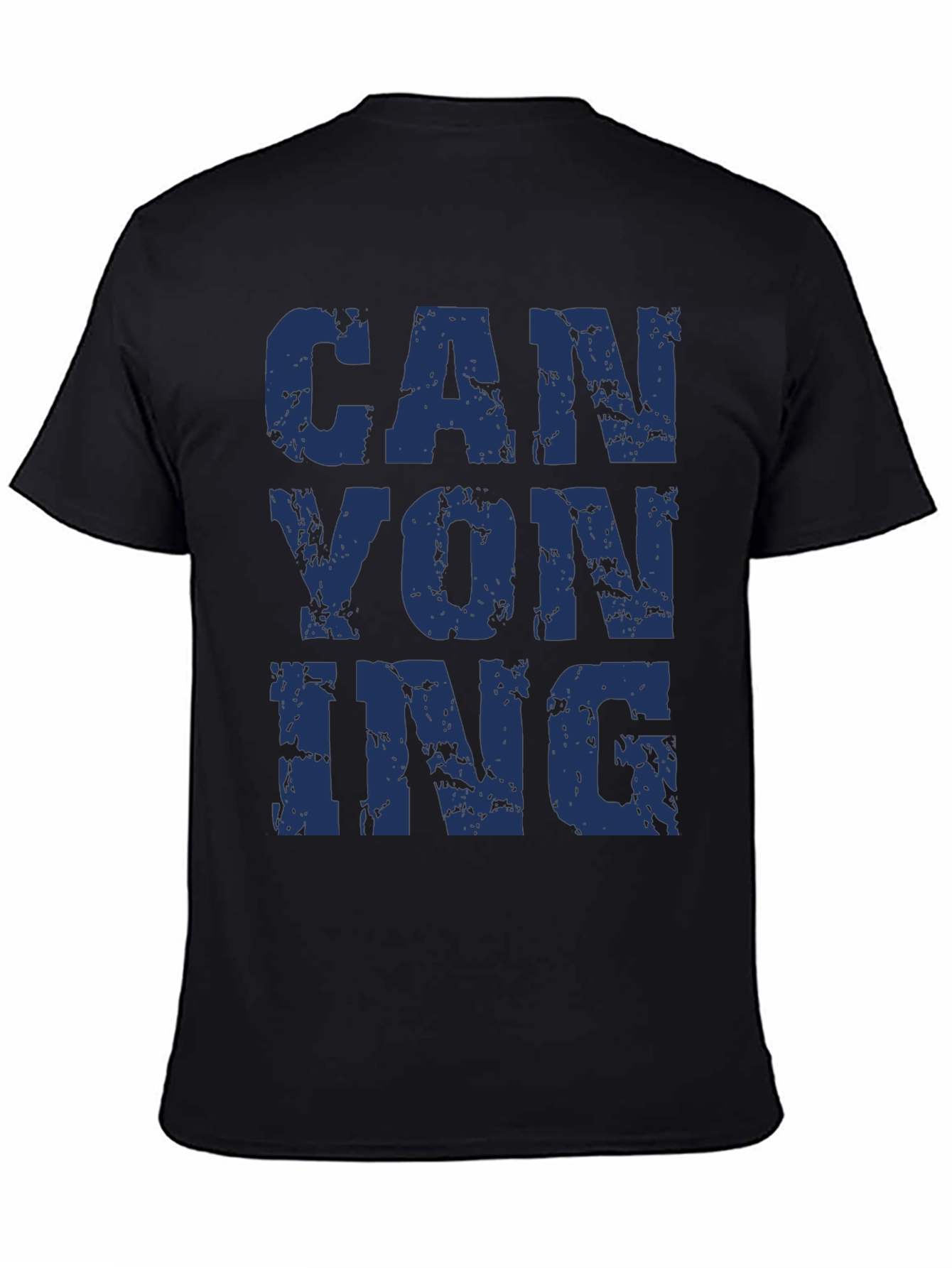 Canyoning Black T-Shirt | Adventure Apparel