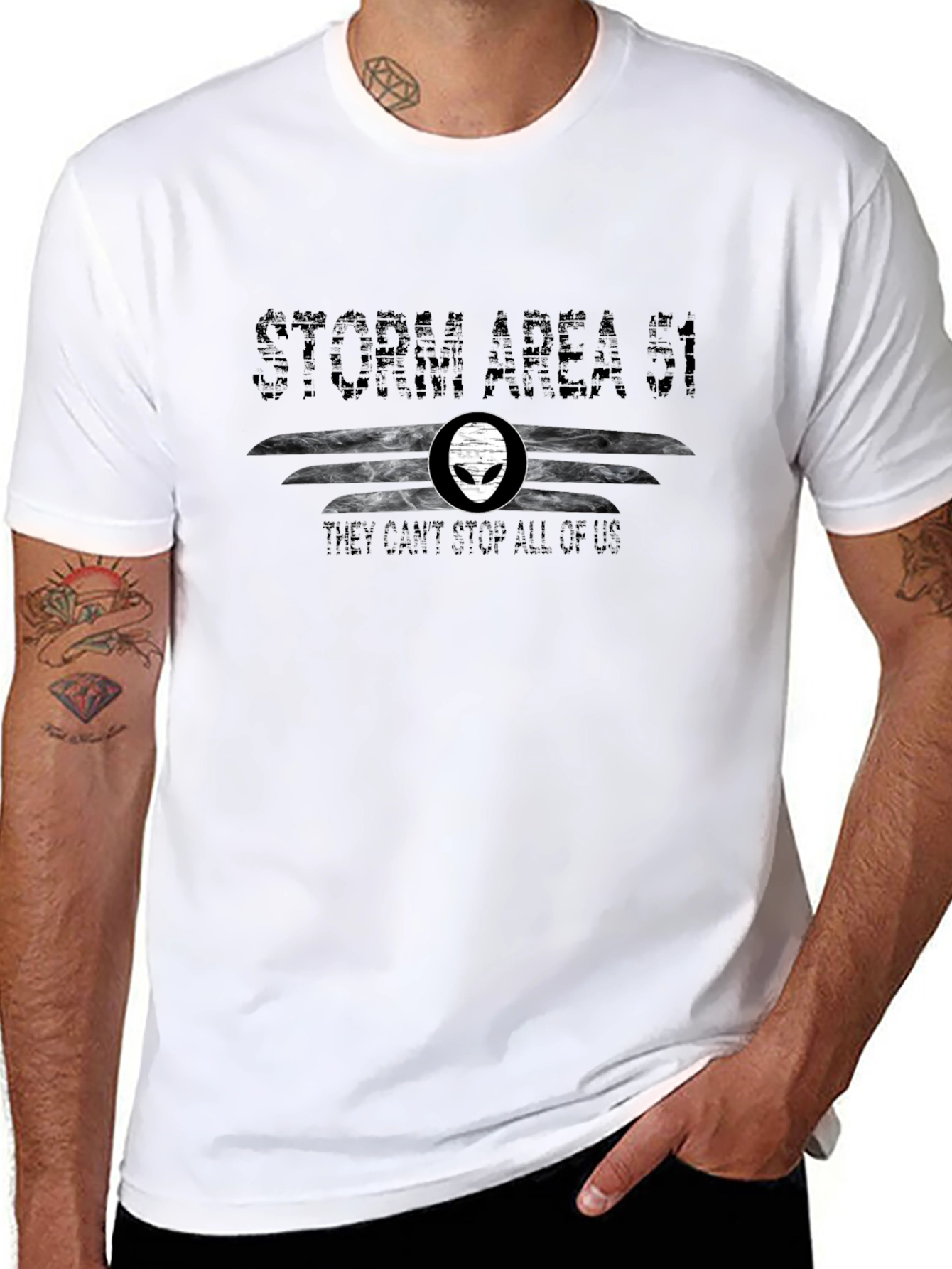 Storm Area 51 Alien Graphic T-Shirt