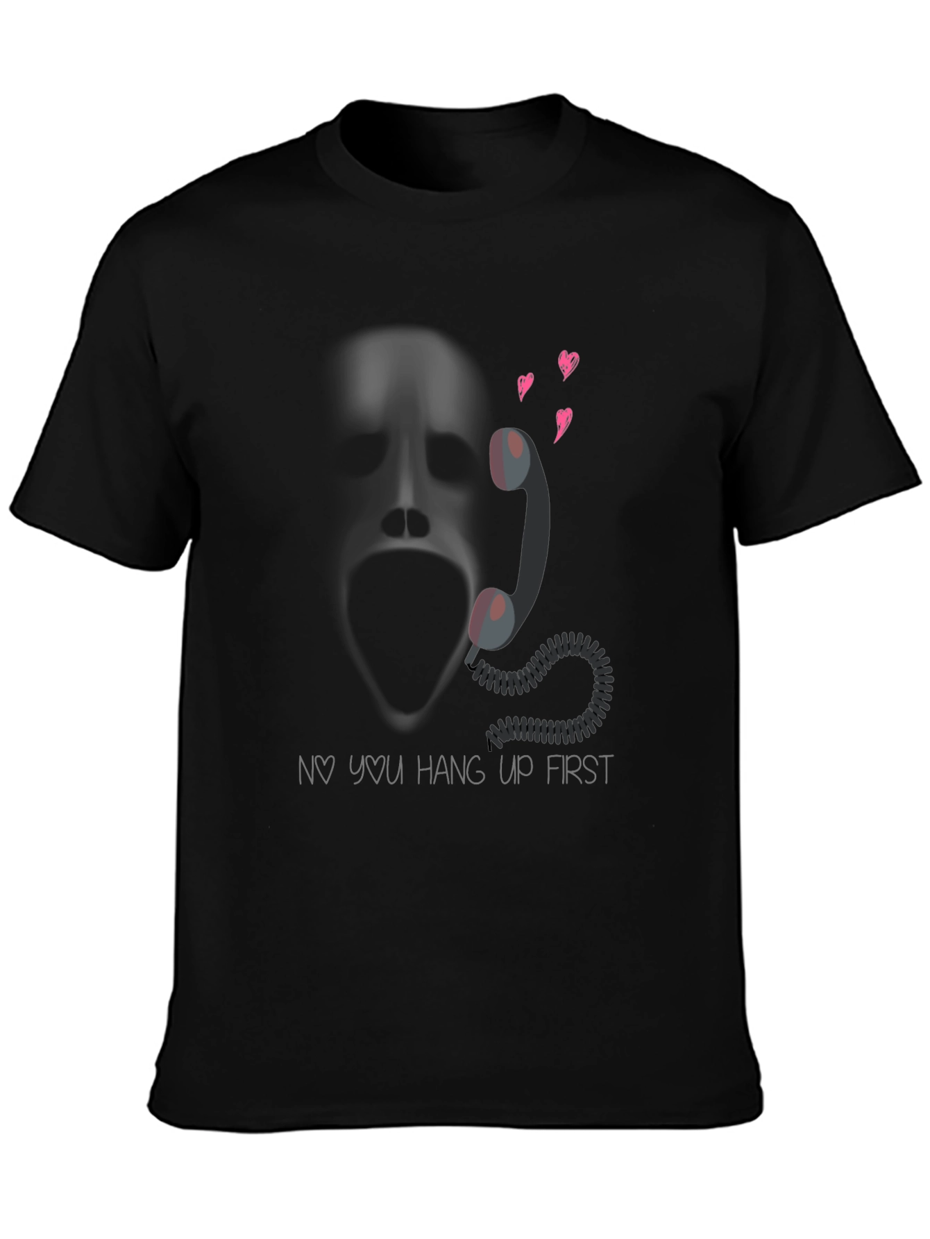 Ghost Face Hang Up First Graphic Tee