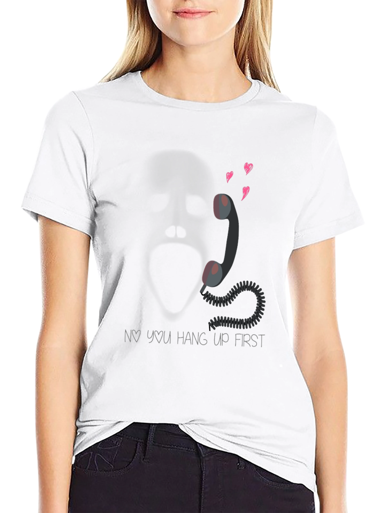 Ghost Face Hang Up First Graphic Tee