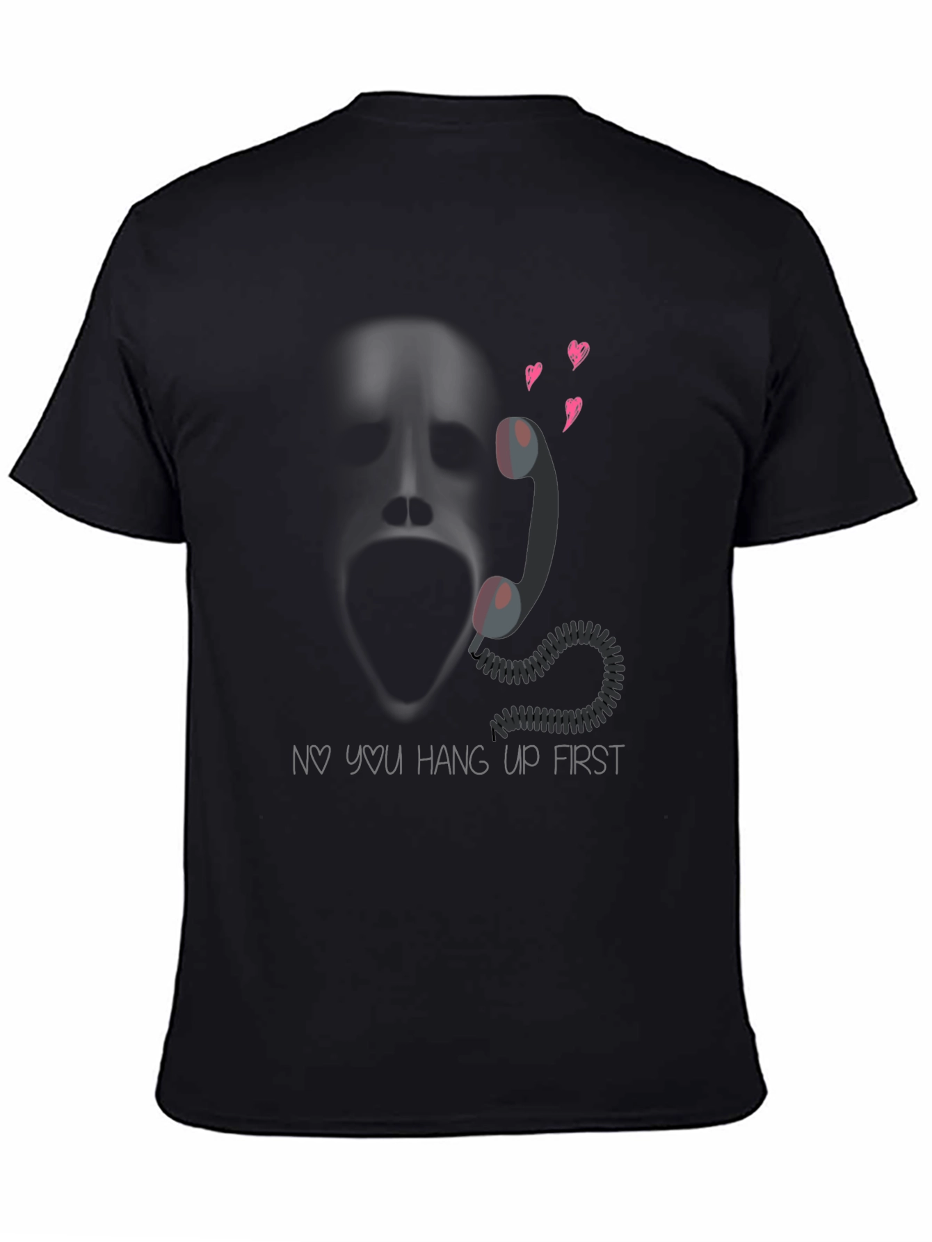 Ghost Face Hang Up First Graphic Tee