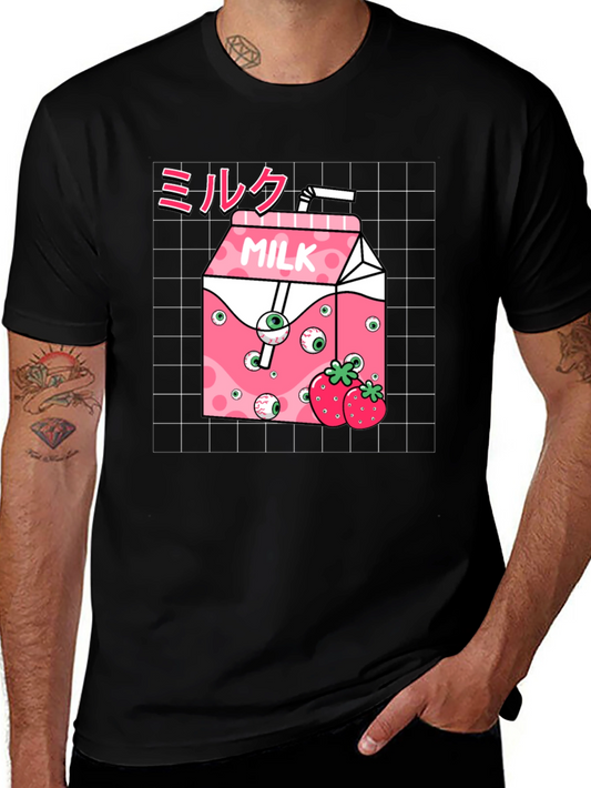 Strawberry Milk Graphic T-Shirt