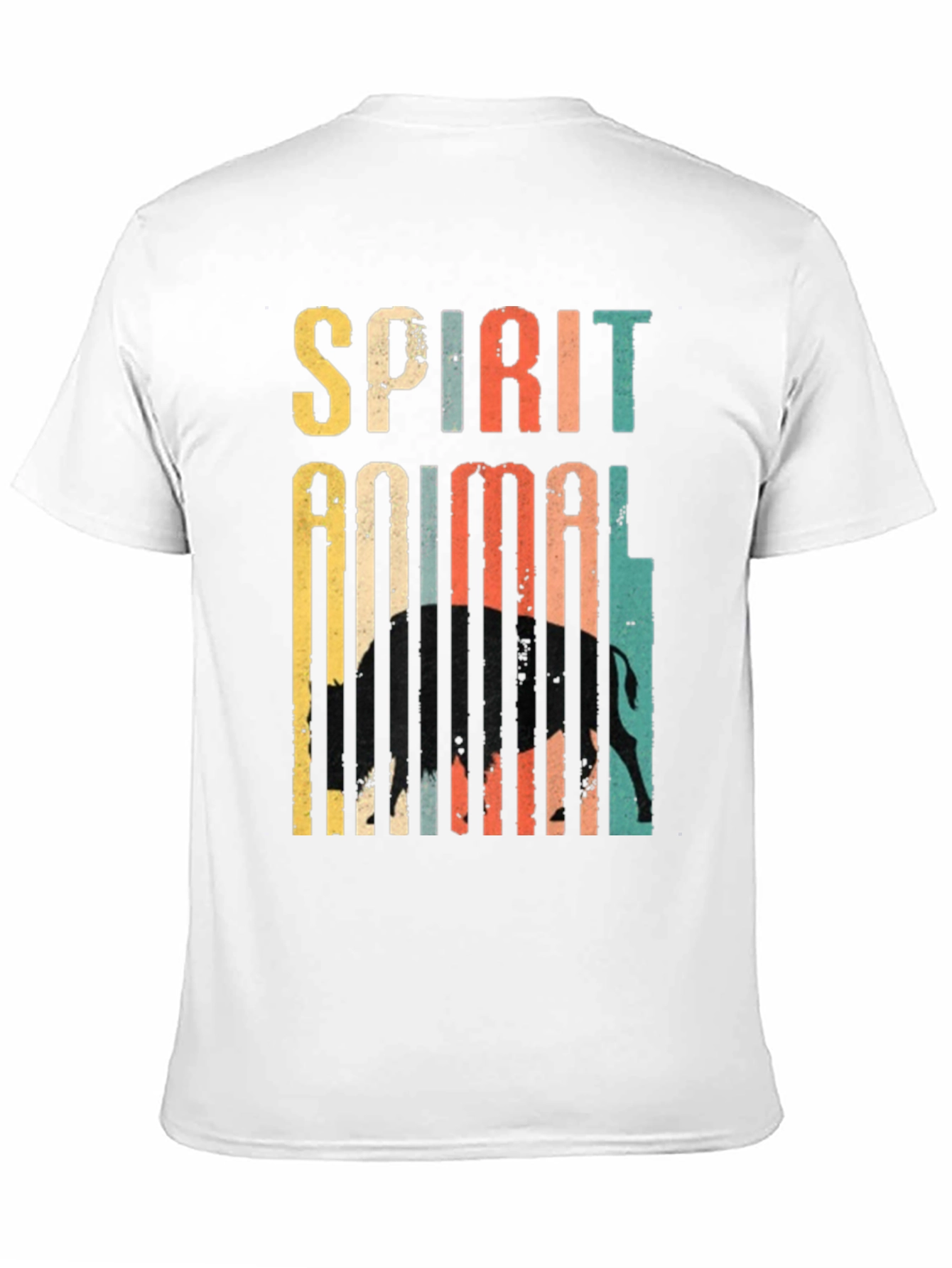 Spirit Animal Buffalo Retro T-Shirt