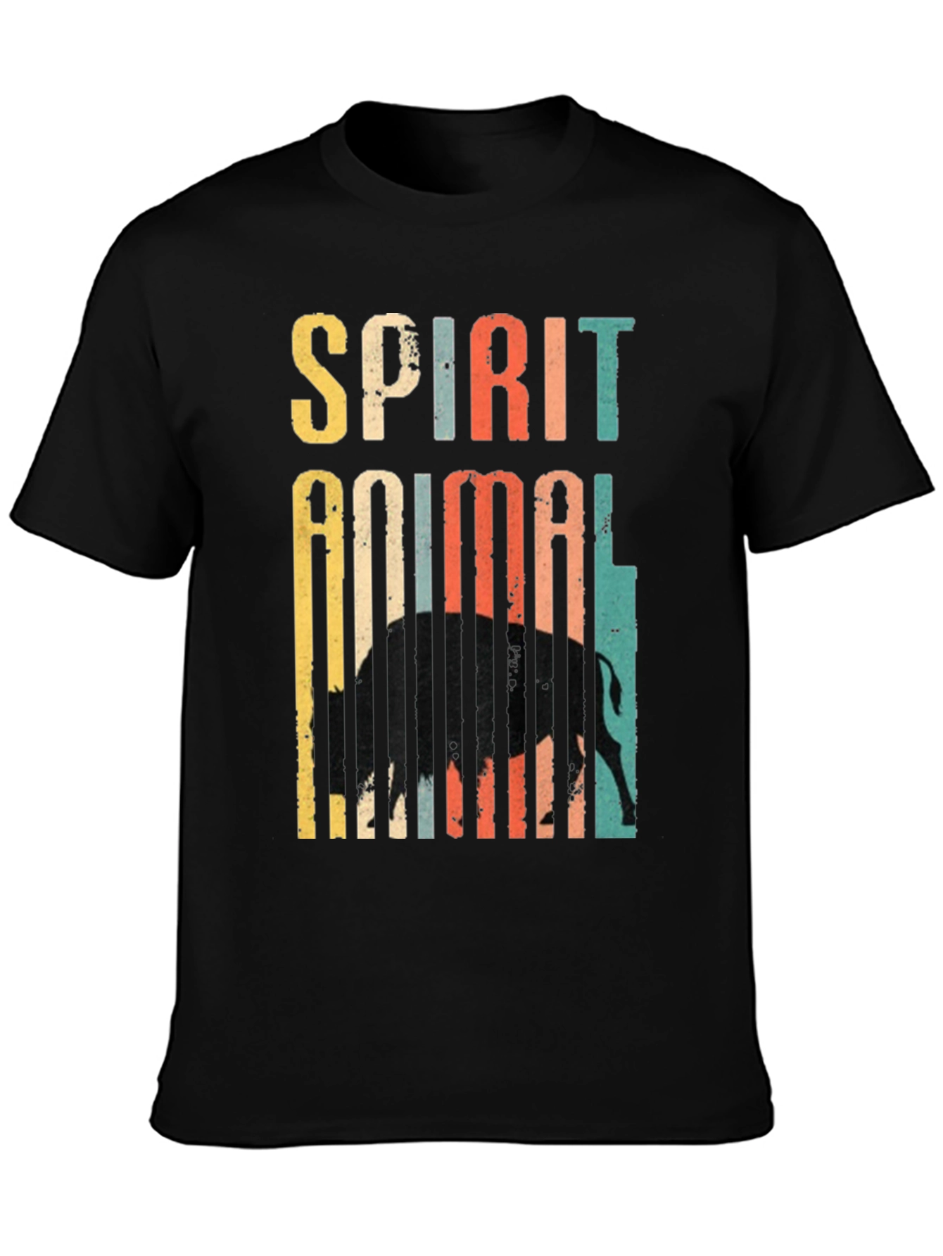 Spirit Animal Buffalo Retro T-Shirt