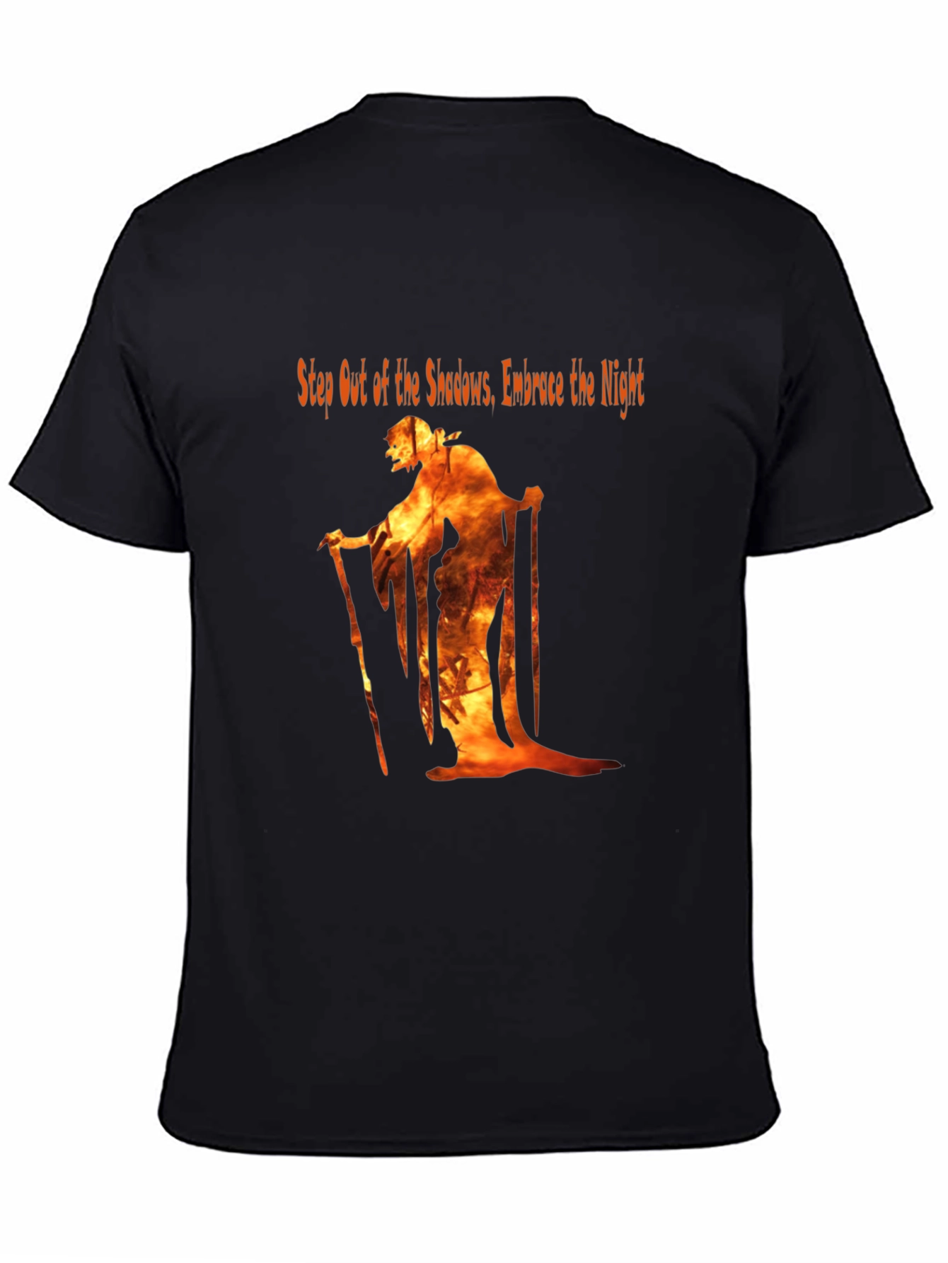 Shadow Embrace Graphic Tee - Black