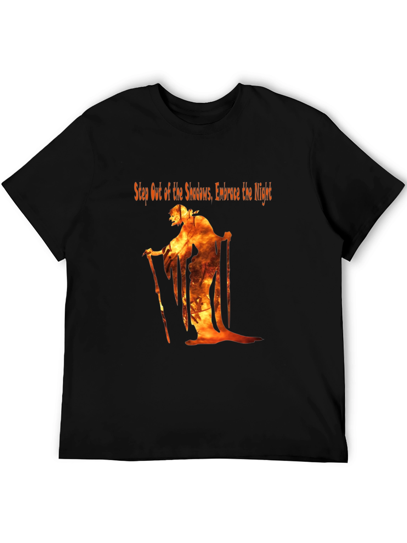 Shadow Embrace Graphic Tee - Black