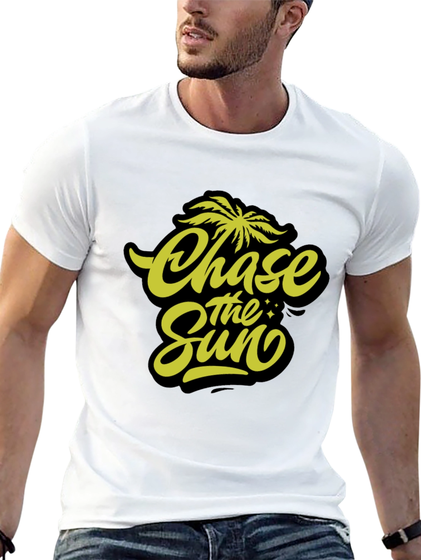 Chase The Sun Graphic Tee - Black T-Shirt