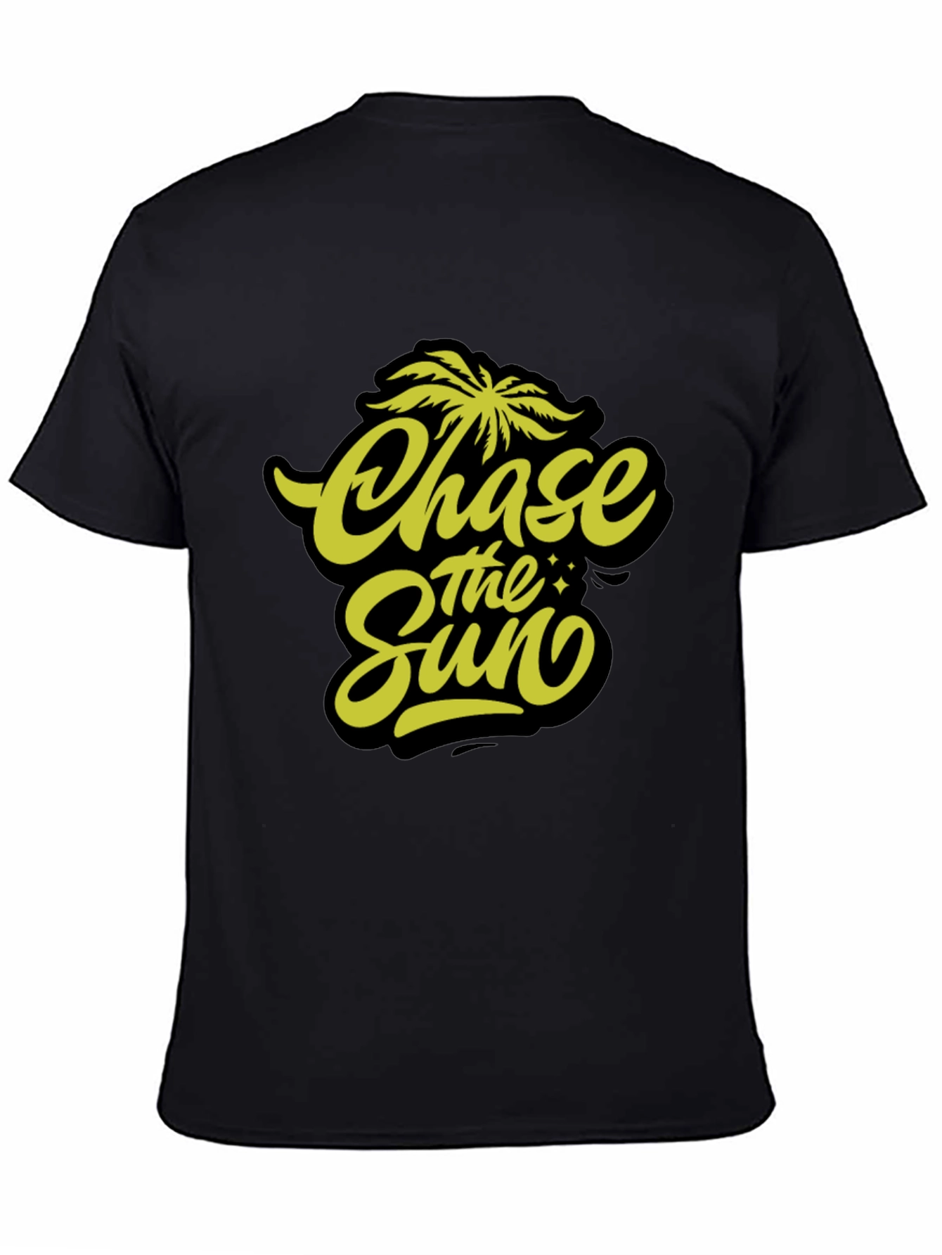 Chase The Sun Graphic Tee - Black T-Shirt