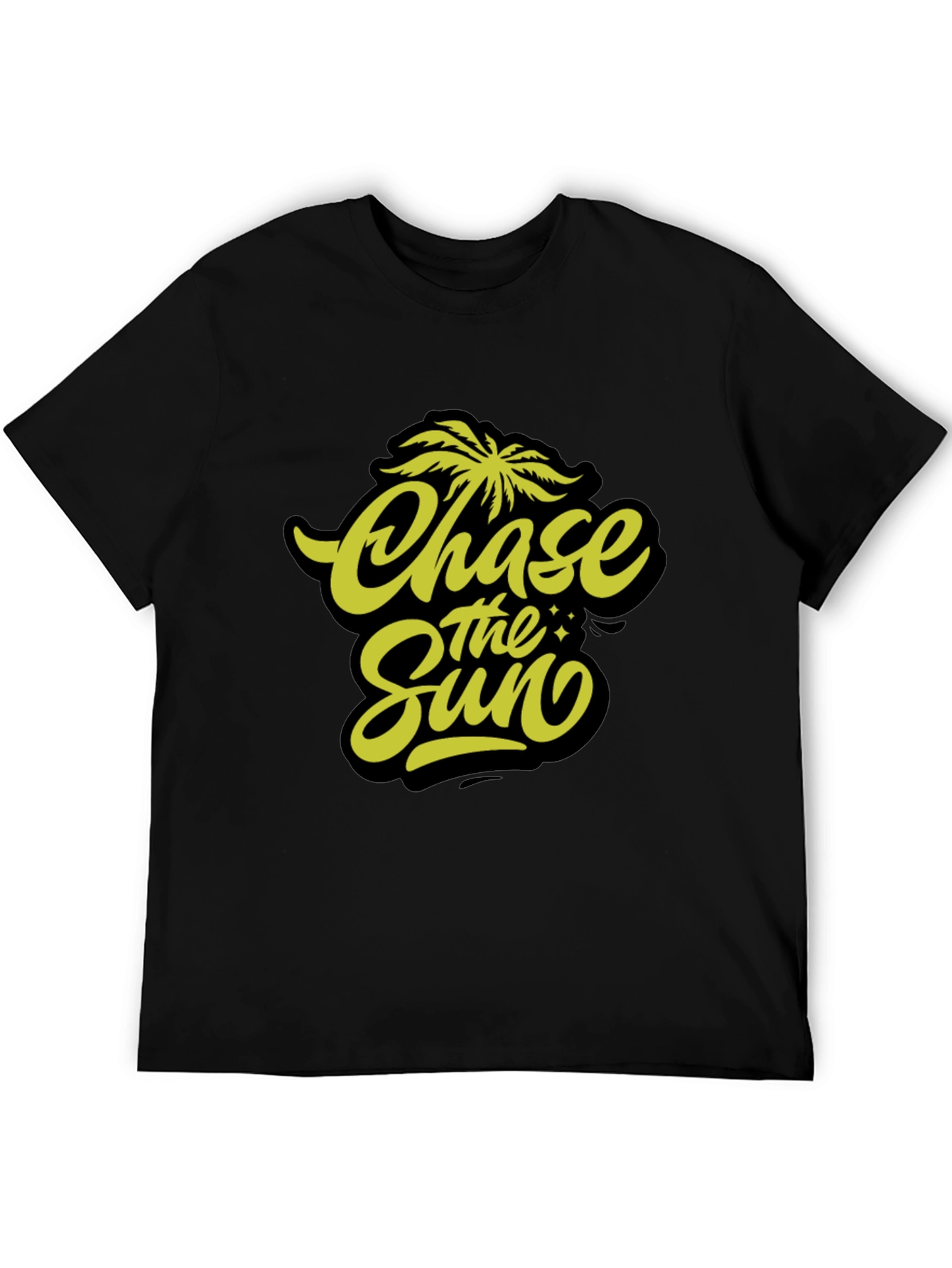 Chase The Sun Graphic Tee - Black T-Shirt