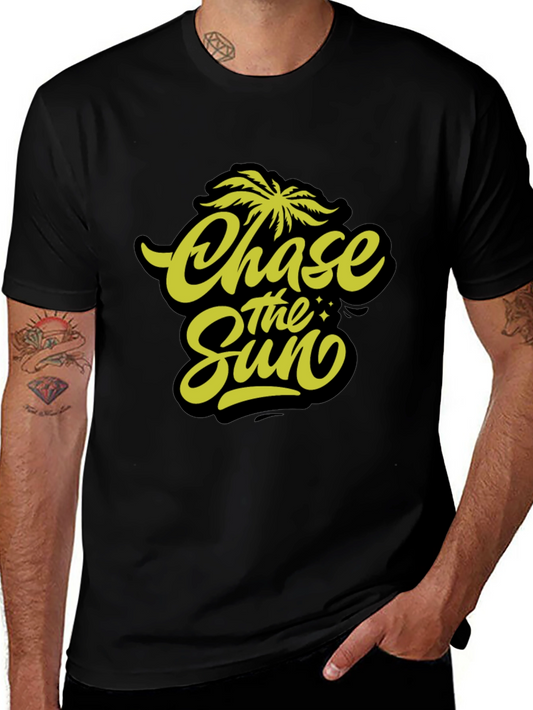 Chase The Sun Graphic Tee - Black T-Shirt