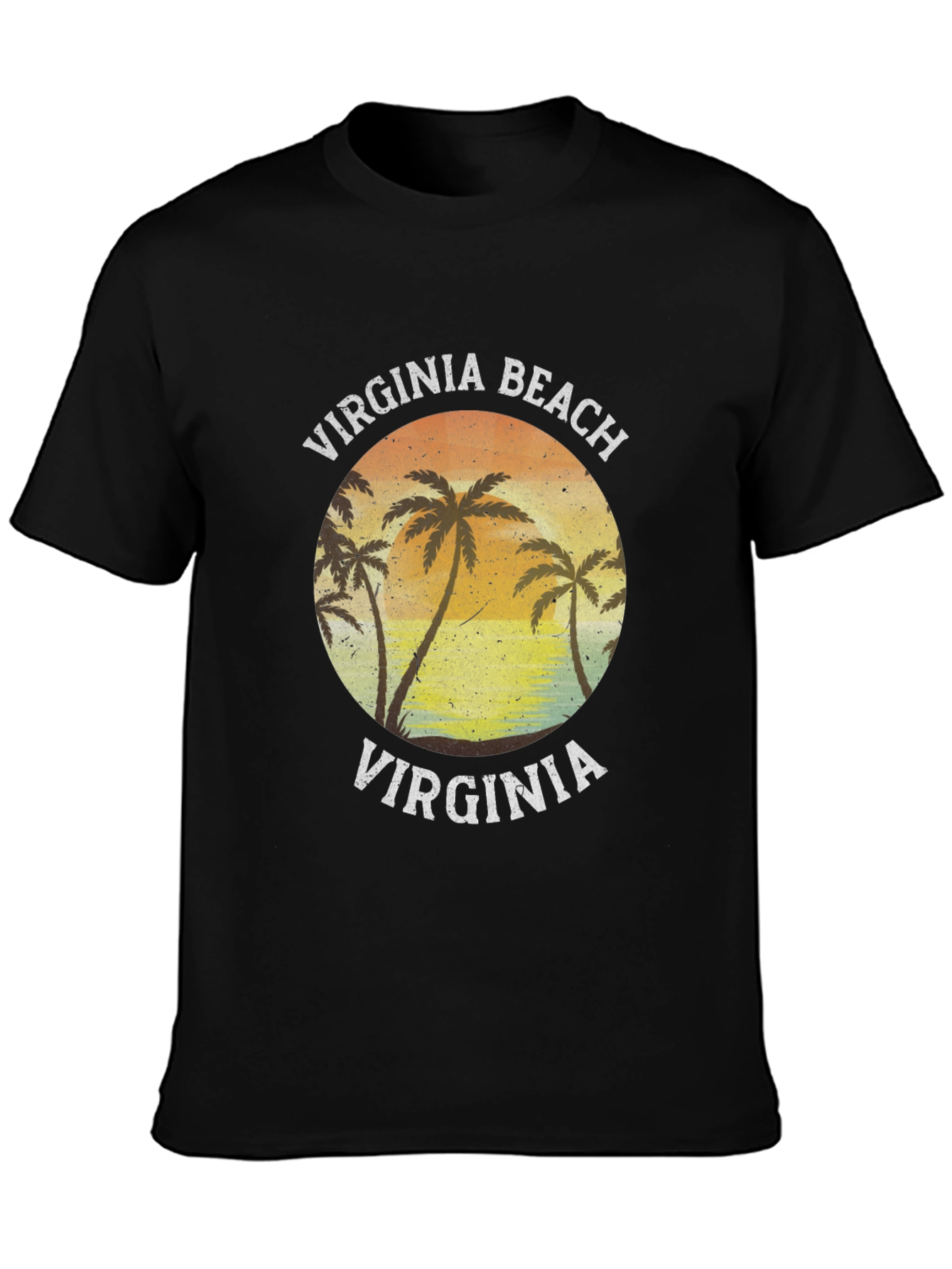 Virginia Beach Sunset Graphic T-Shirt