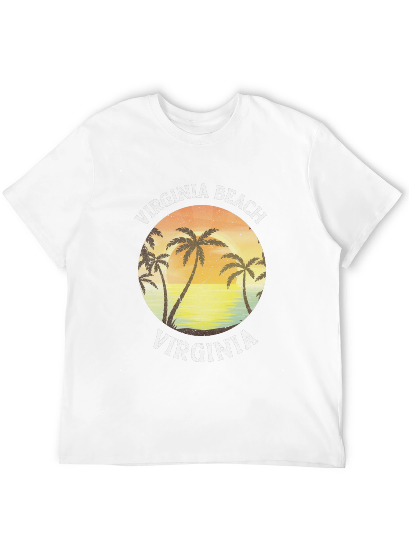 Virginia Beach Sunset Graphic T-Shirt
