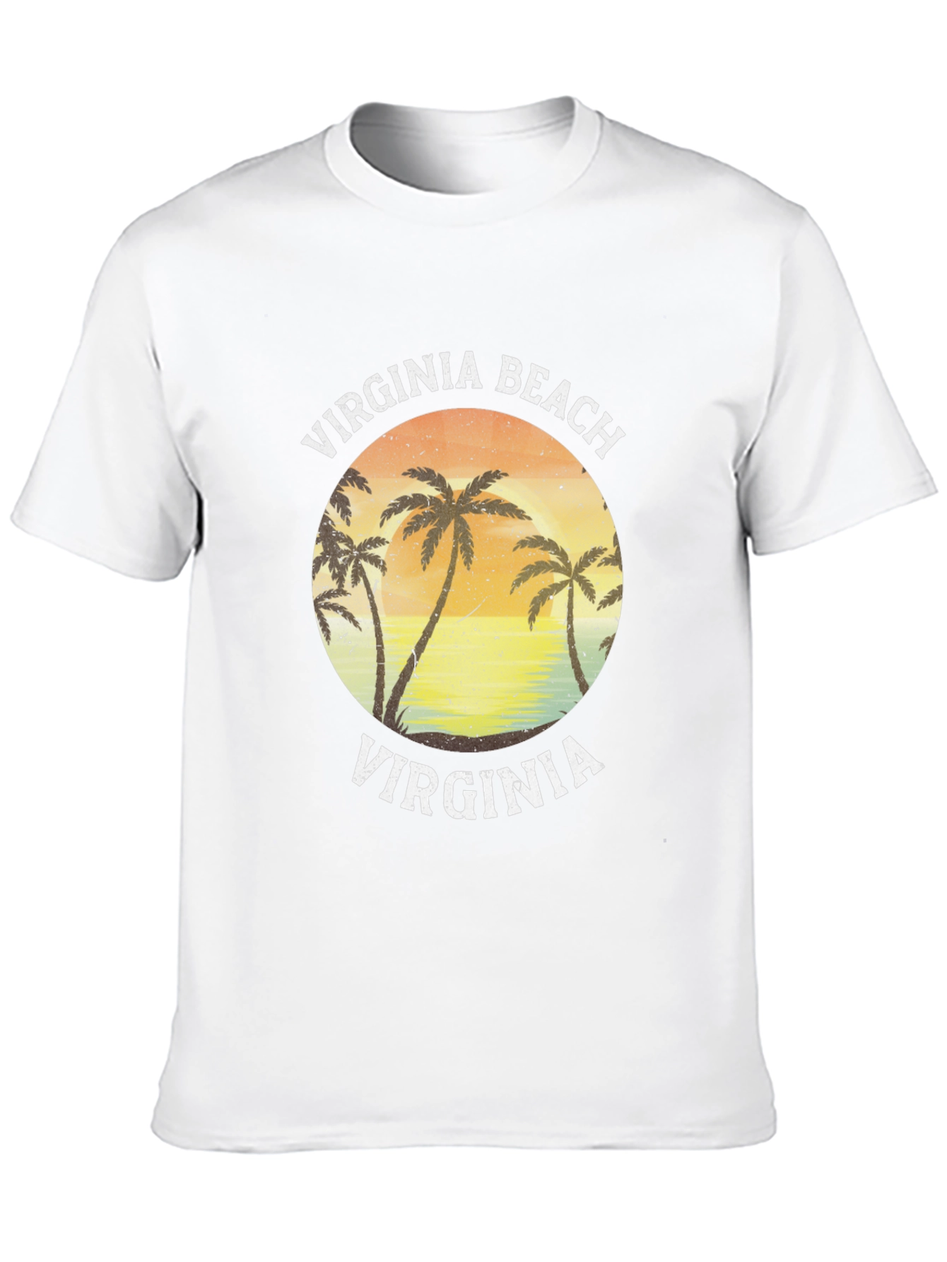 Virginia Beach Sunset Graphic T-Shirt
