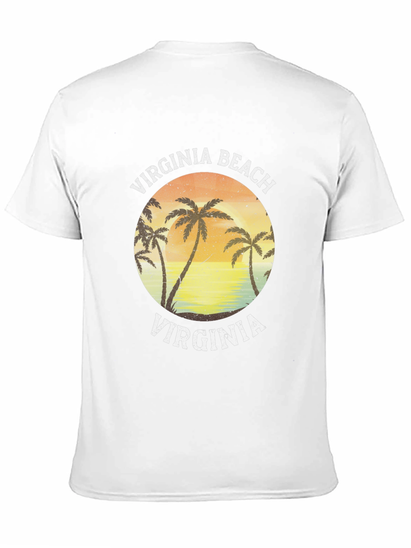 Virginia Beach Sunset Graphic T-Shirt