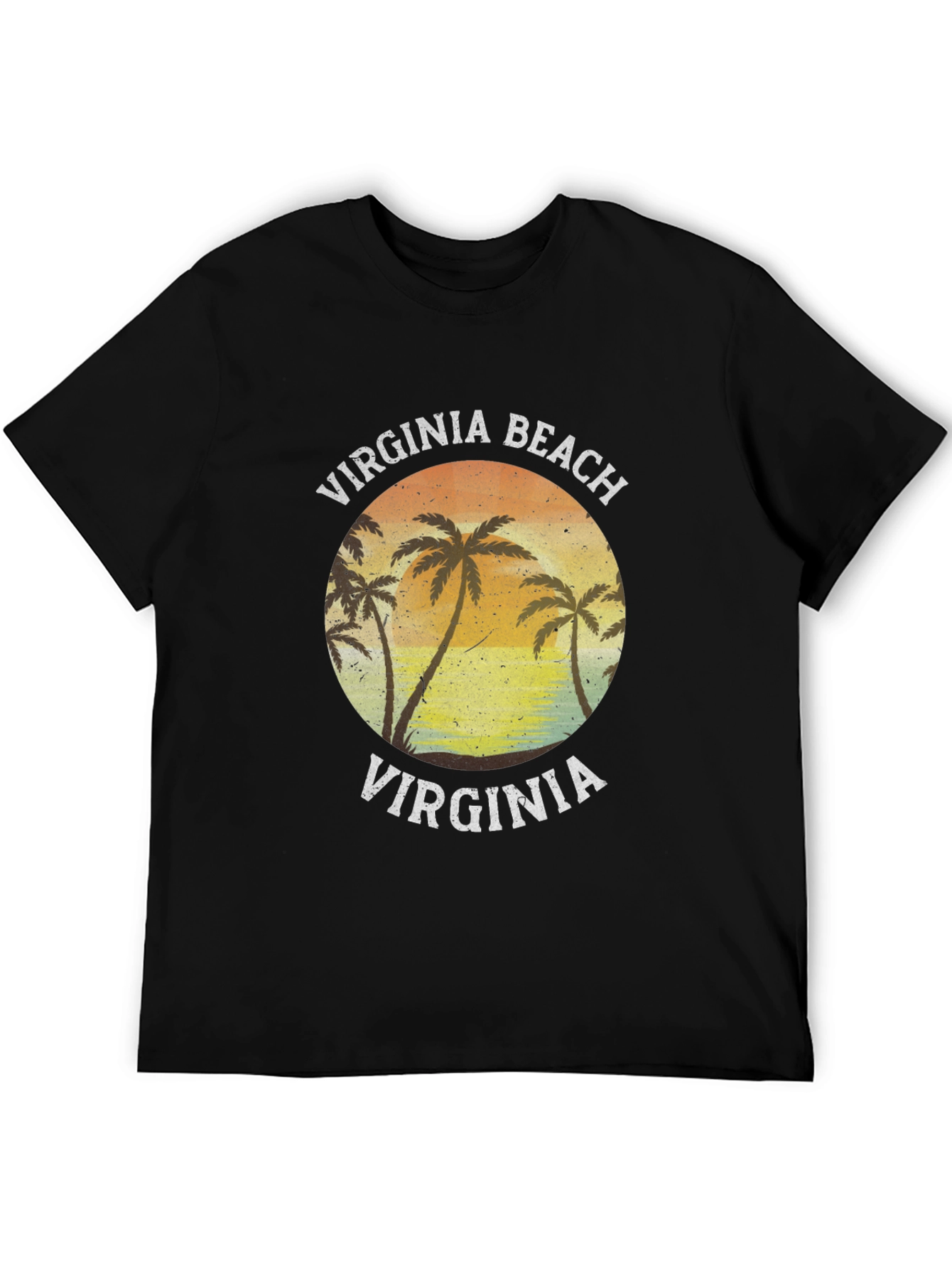 Virginia Beach Sunset Graphic T-Shirt