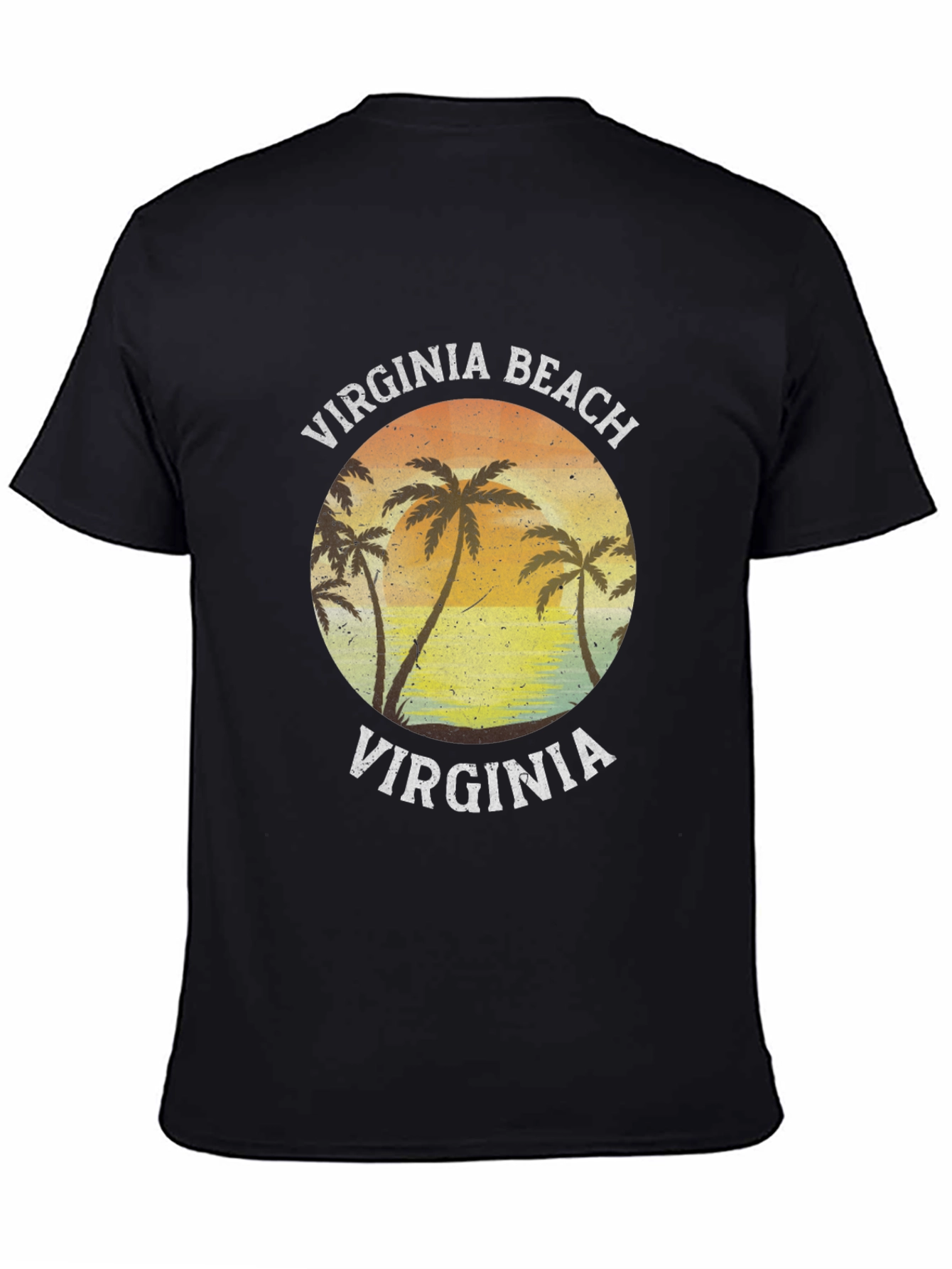 Virginia Beach Sunset Graphic T-Shirt