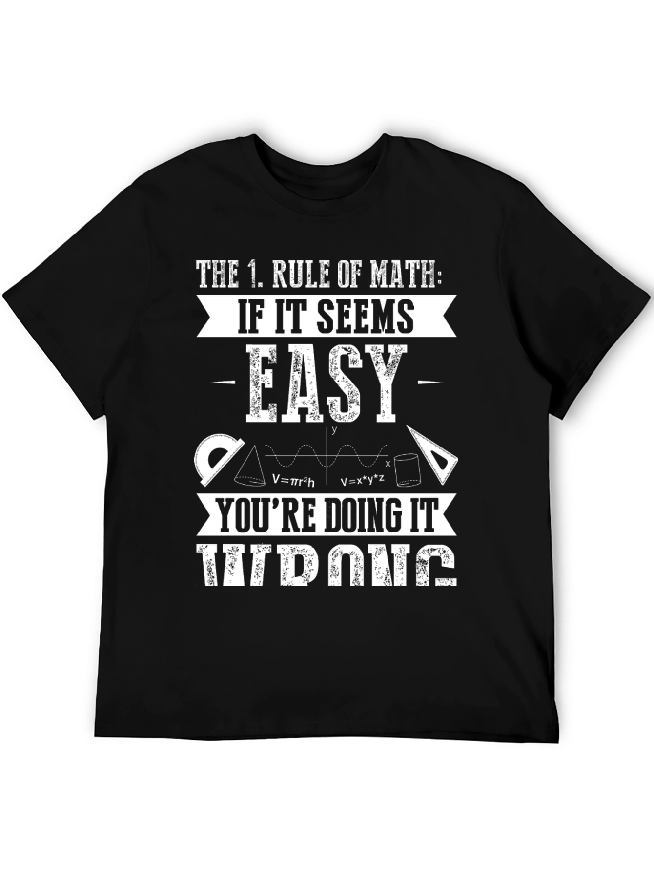 Funny Math Rule T-Shirt for Math Lovers