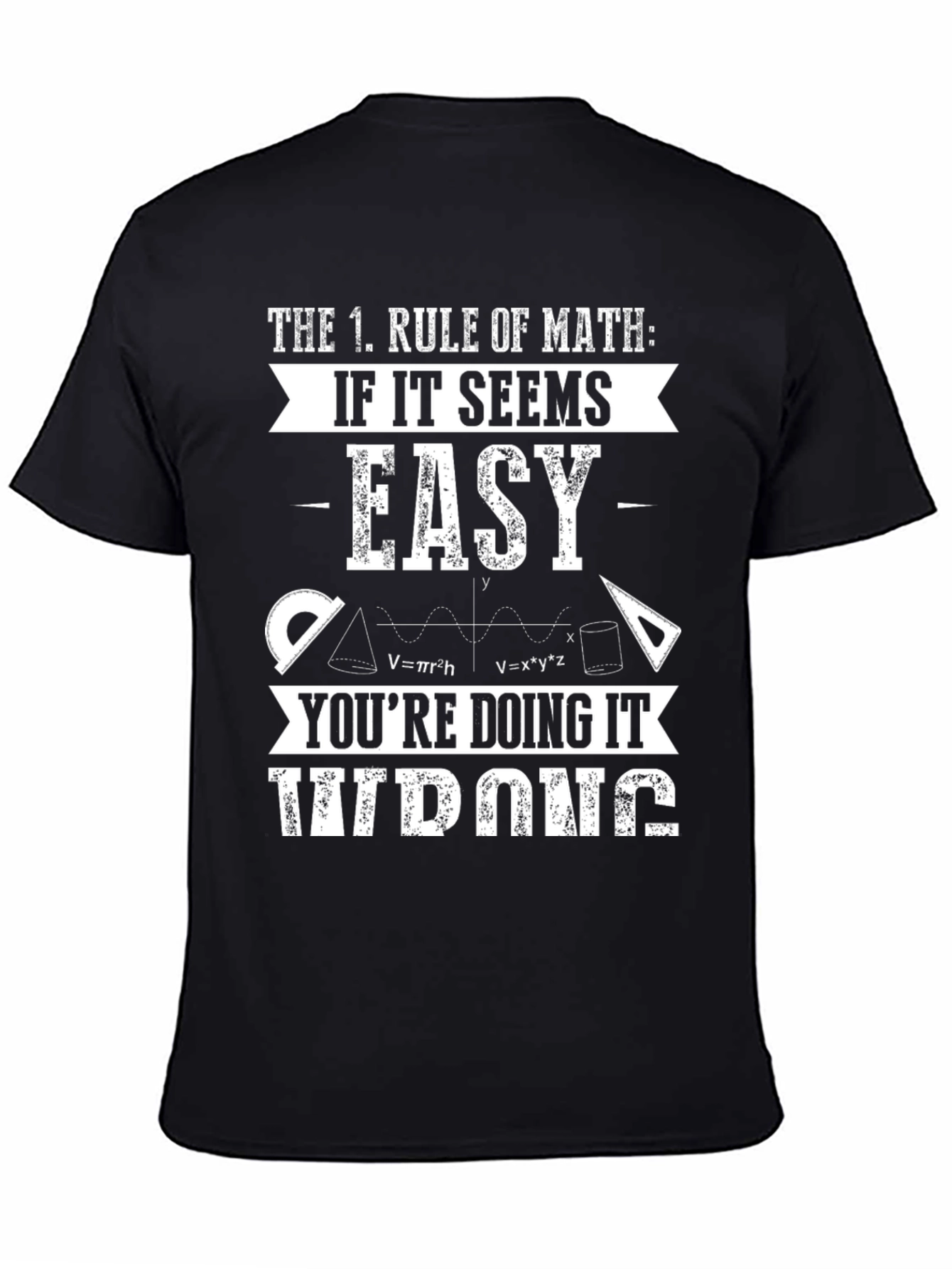 Funny Math Rule T-Shirt for Math Lovers