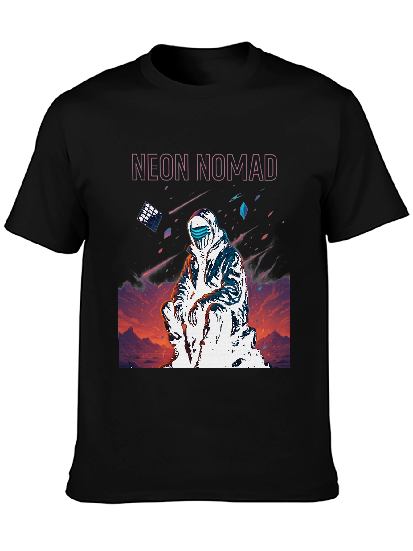 Neon Nomad T-Shirt - Edgy Urban Style