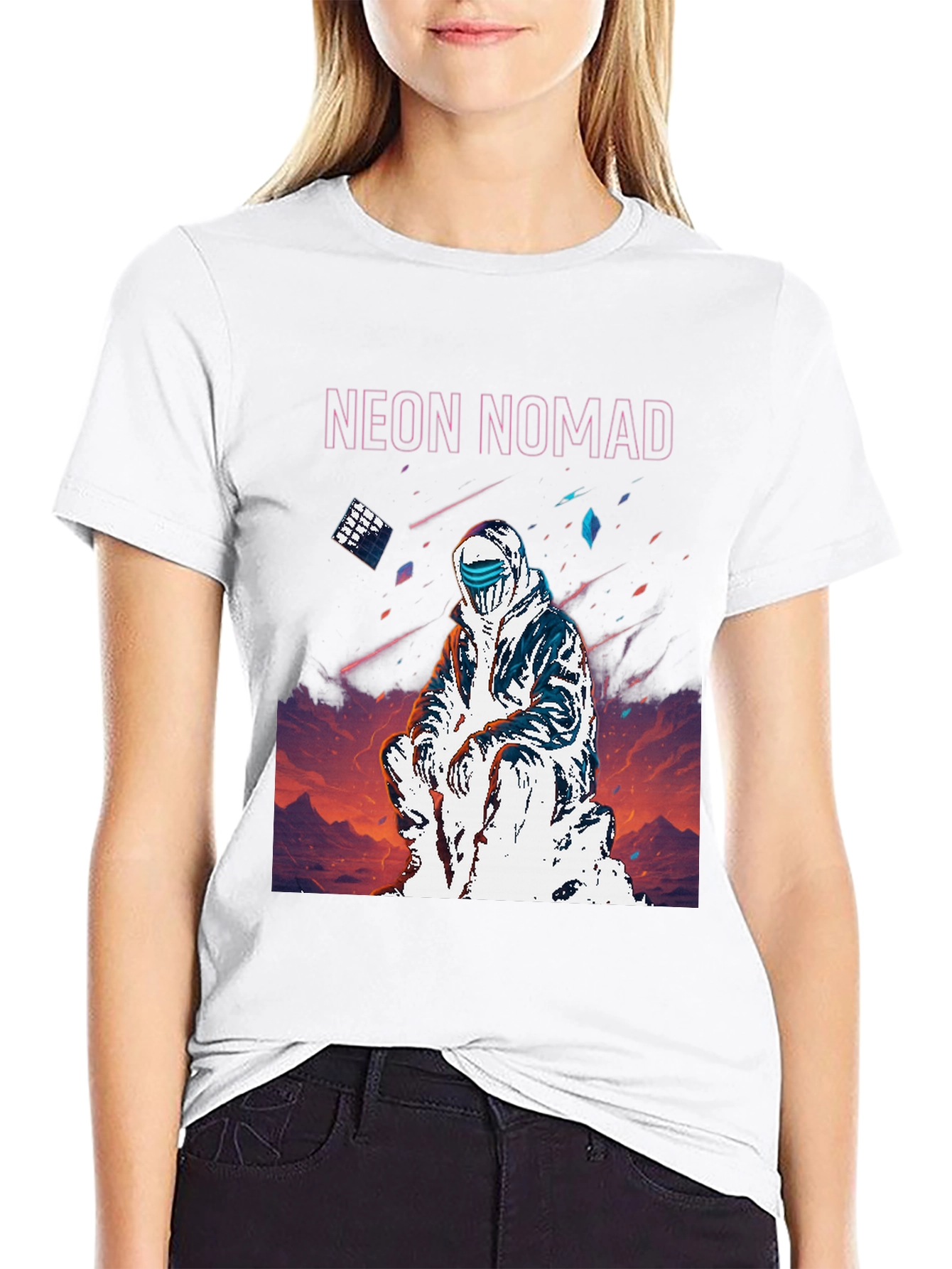 Neon Nomad T-Shirt - Edgy Urban Style