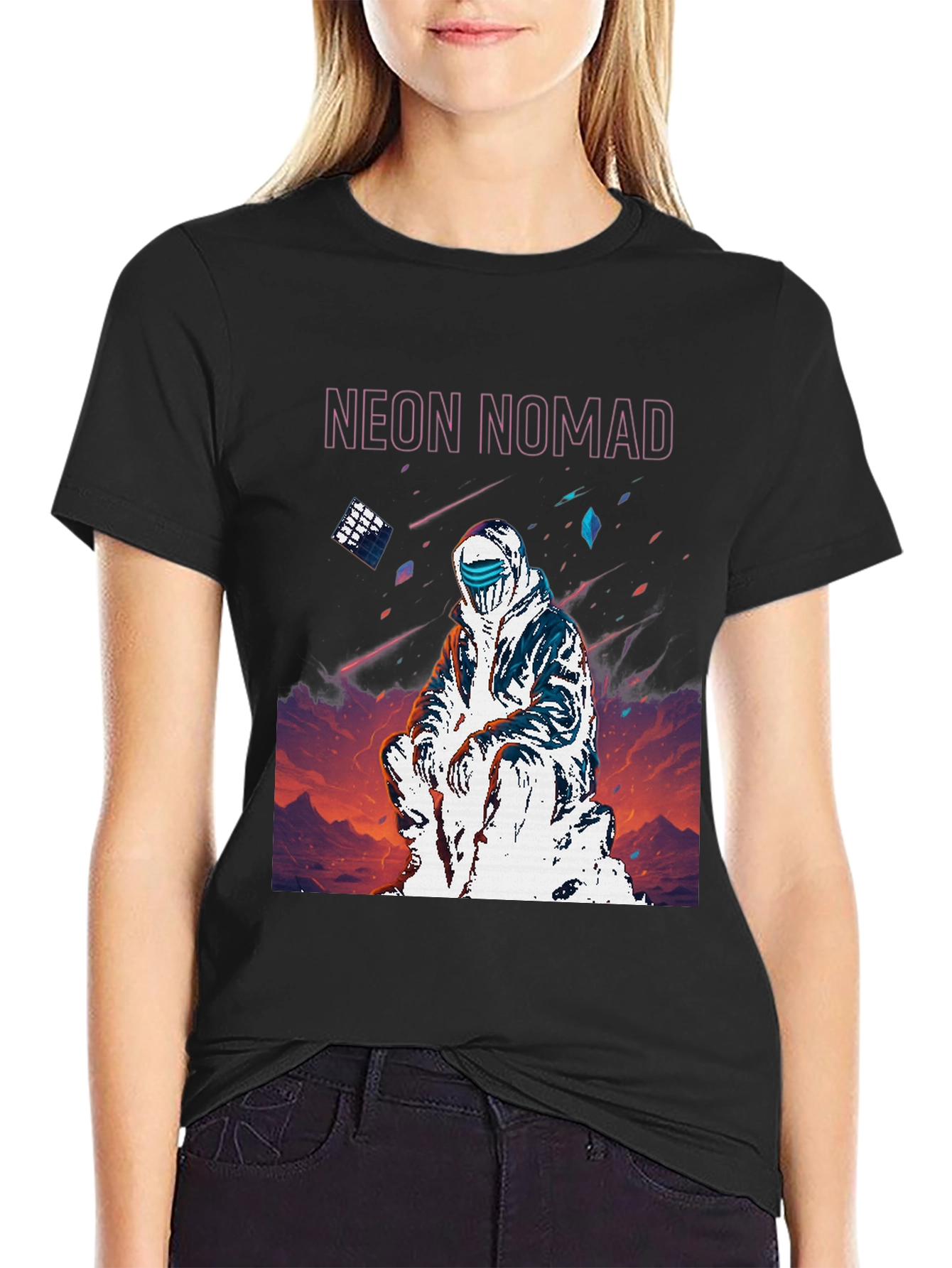 Neon Nomad T-Shirt - Edgy Urban Style