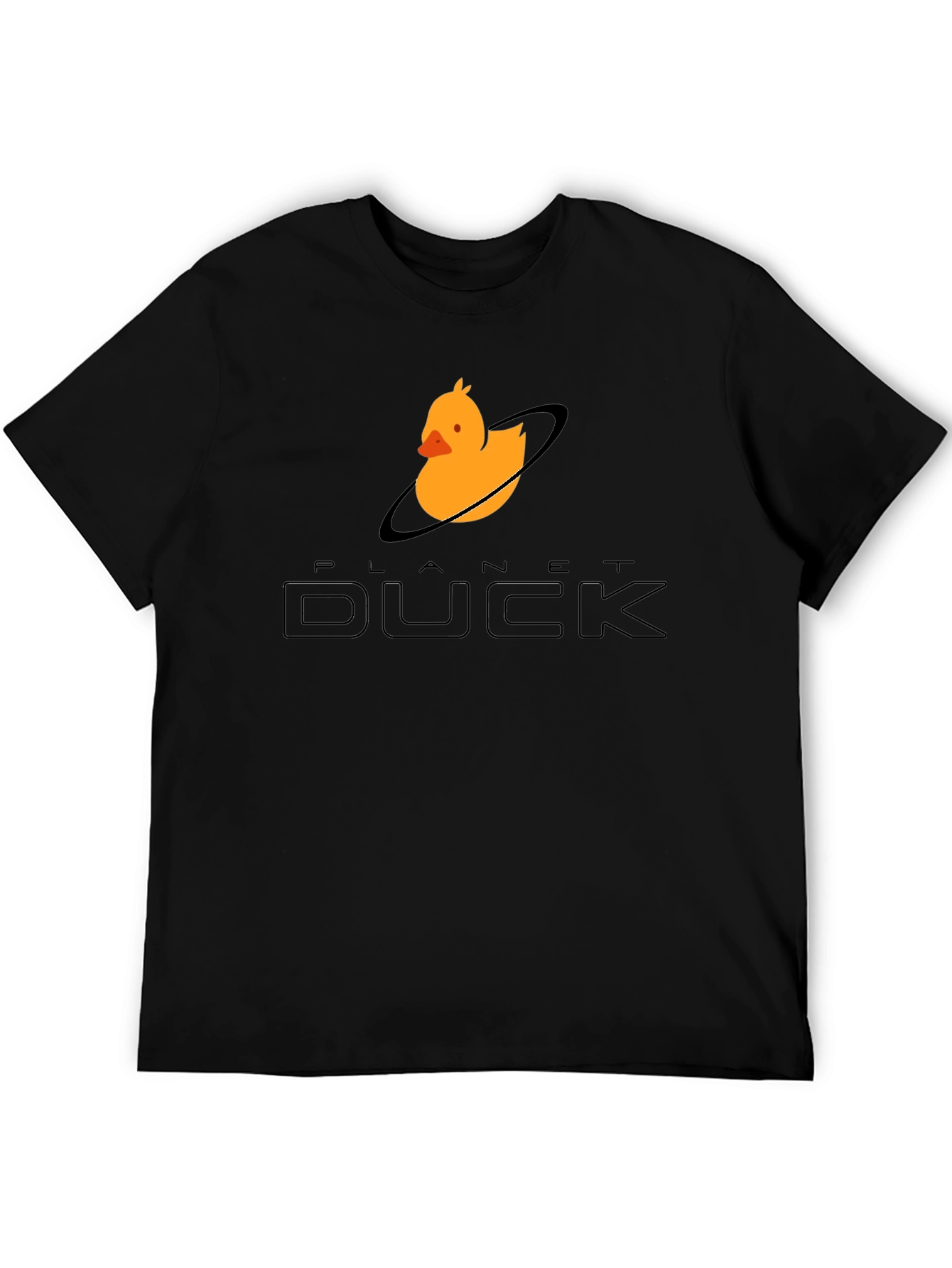 Planet Duck Black Graphic Tee