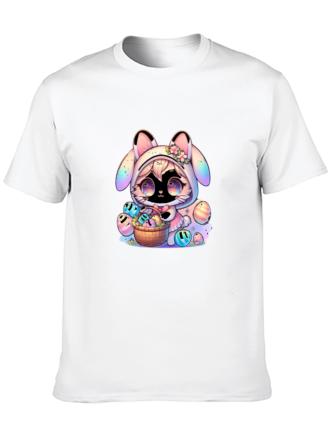 Cute Easter Bunny Anime T-Shirt