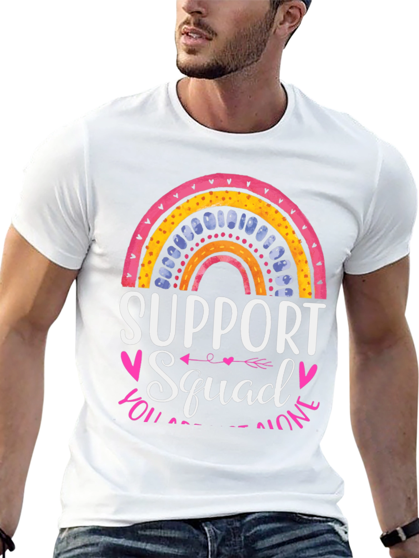 Support Squad Rainbow T-Shirt