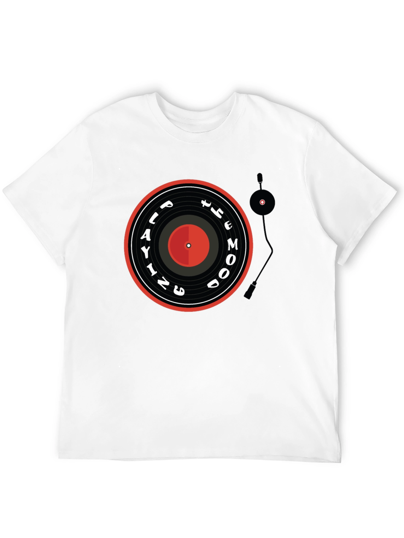 Playing the Mood Black Graphic Tee