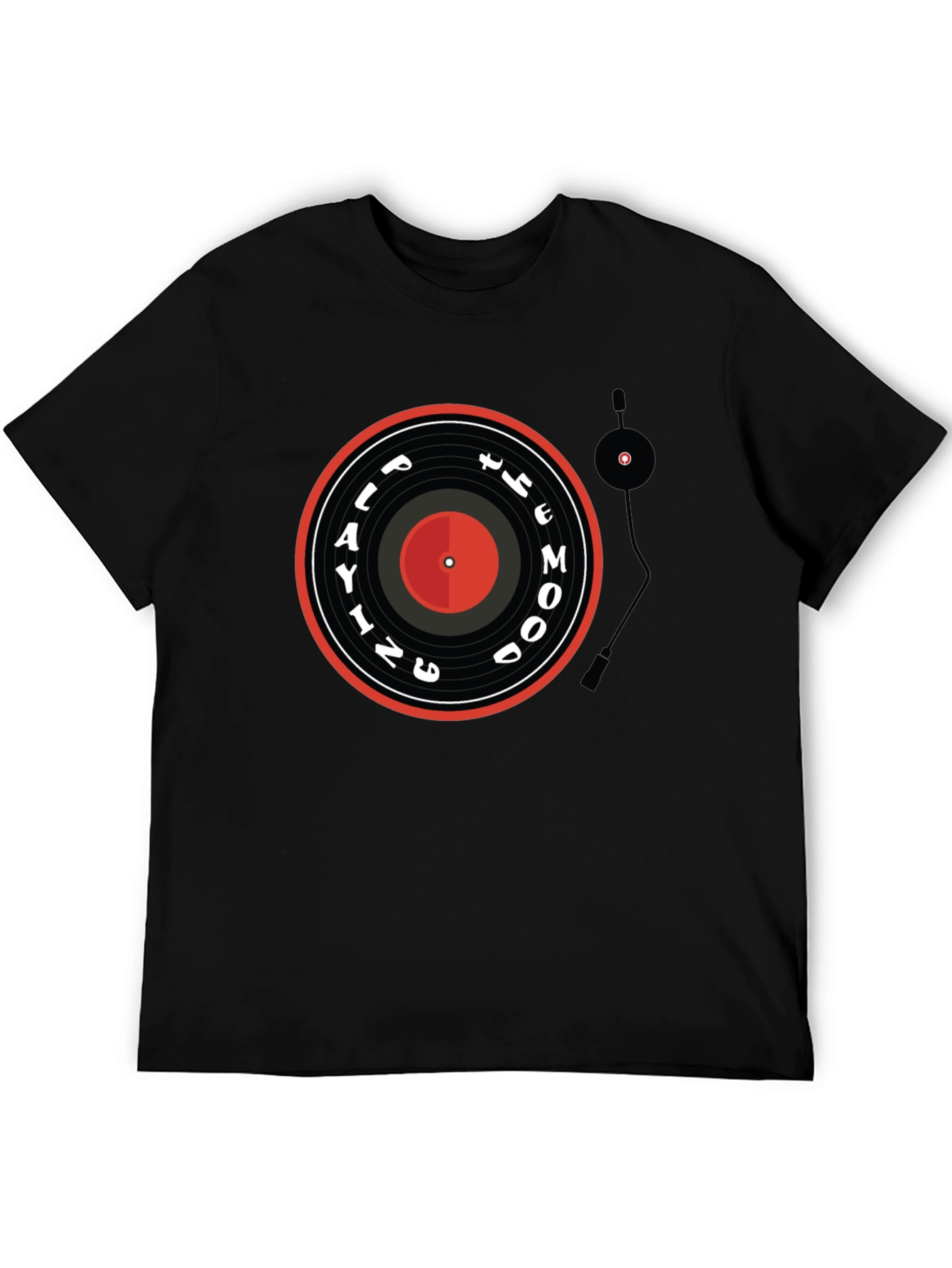 Playing the Mood Black Graphic Tee