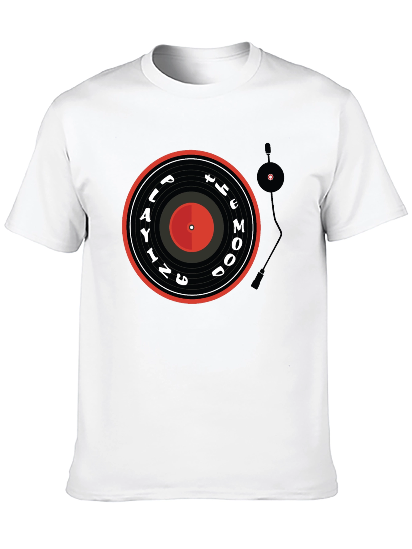 Playing the Mood Black Graphic Tee