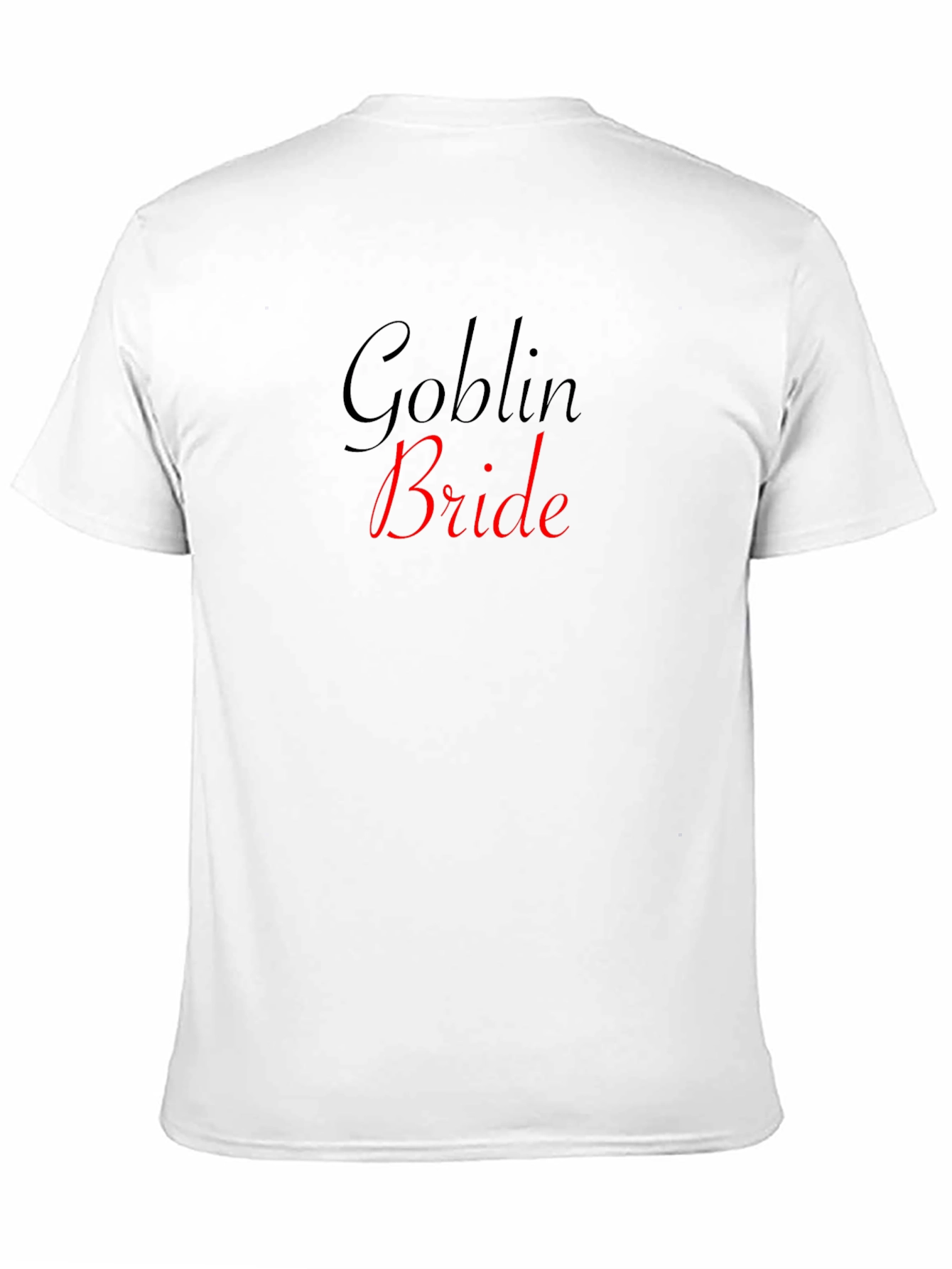 Goblin Bride Graphic Tee - Black Cotton T-Shirt