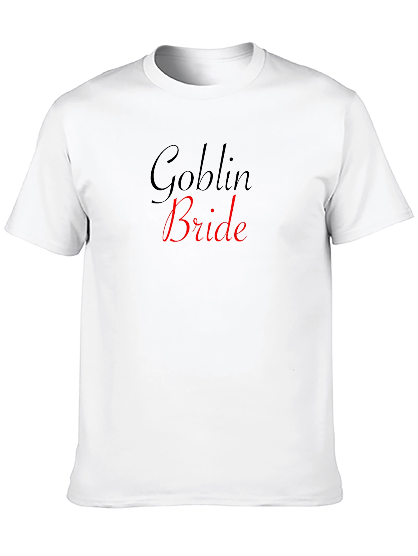 Goblin Bride Graphic Tee - Black Cotton T-Shirt