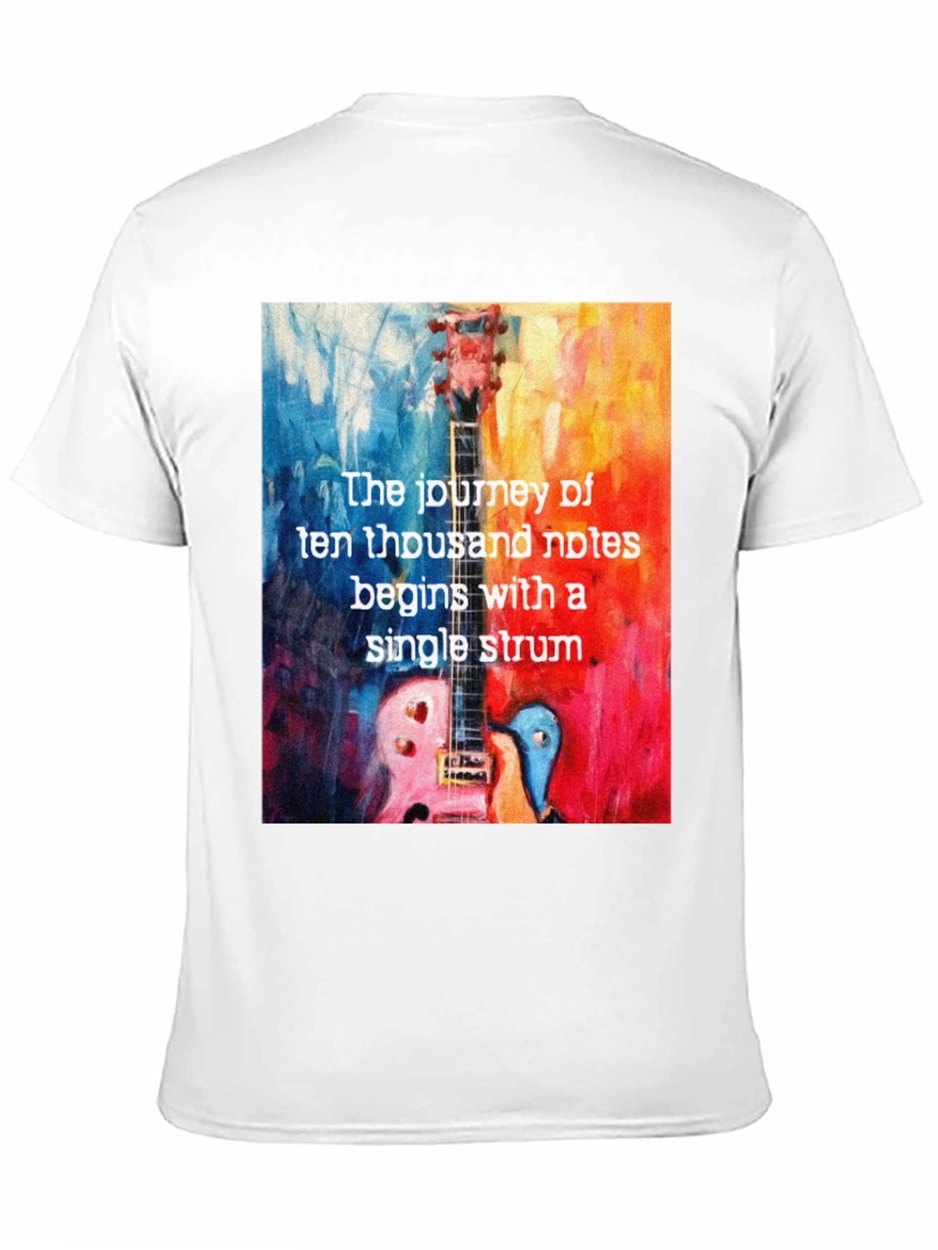 Guitar Notes T-Shirt - Music Lover Tee