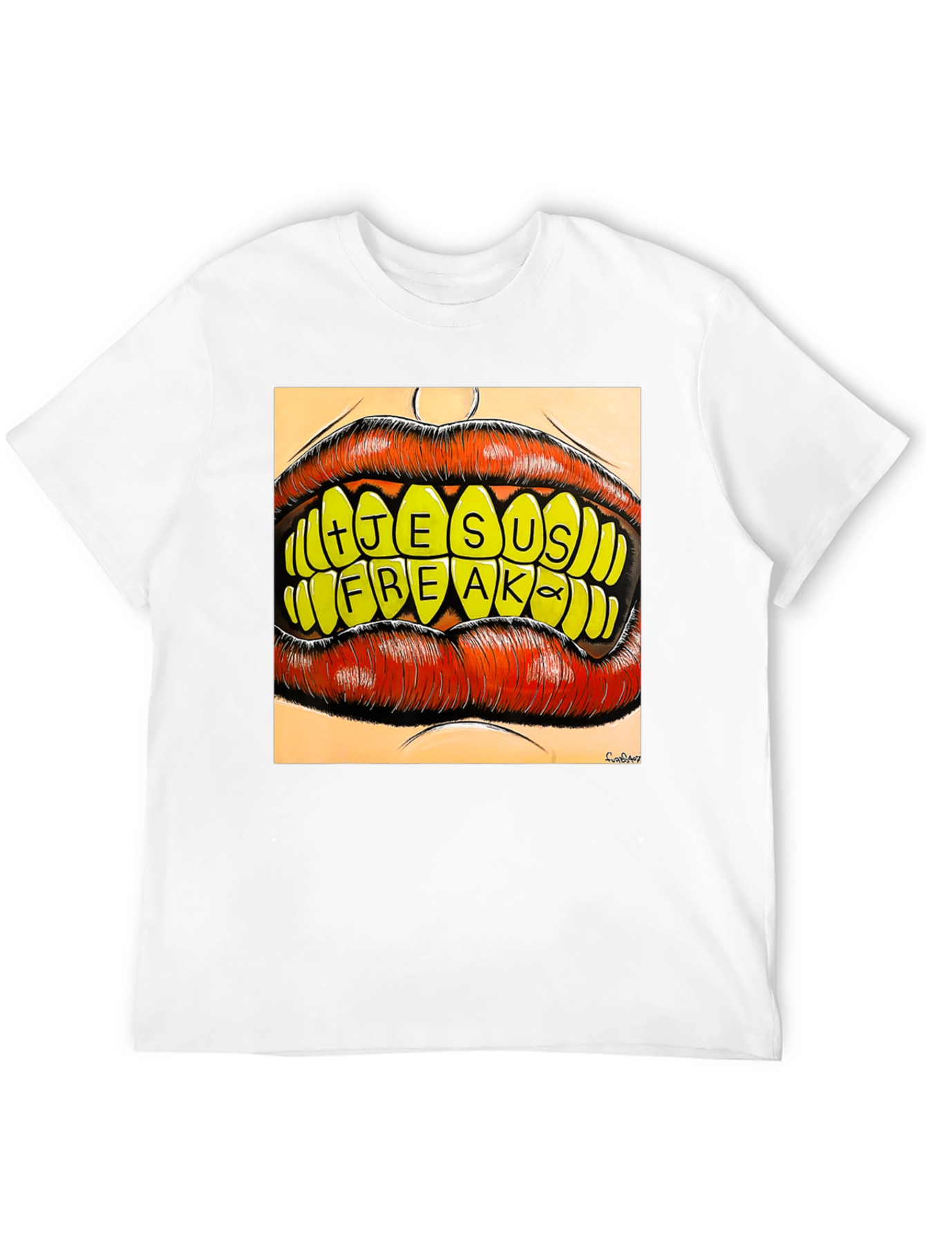 Jesus Freak Graphic Tee - Bold Lip Design
