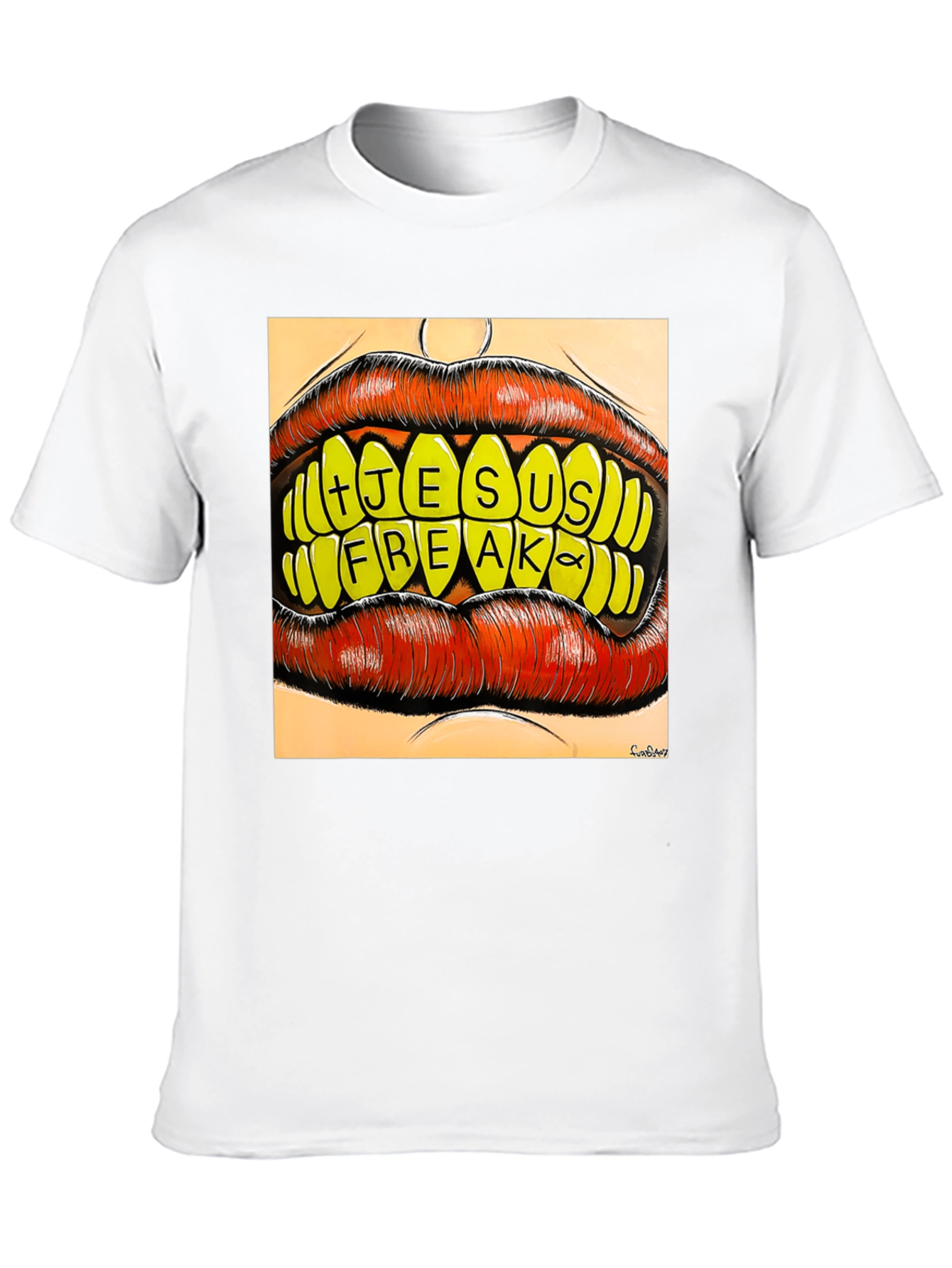 Jesus Freak Graphic Tee - Bold Lip Design