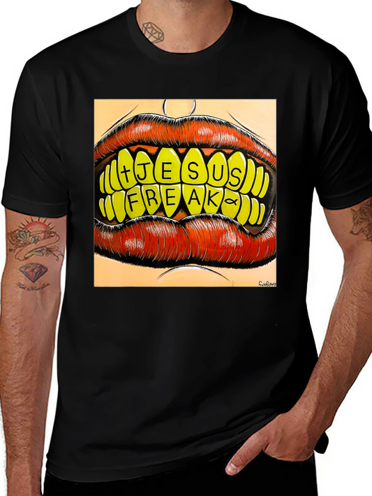 Jesus Freak Graphic Tee - Bold Lip Design