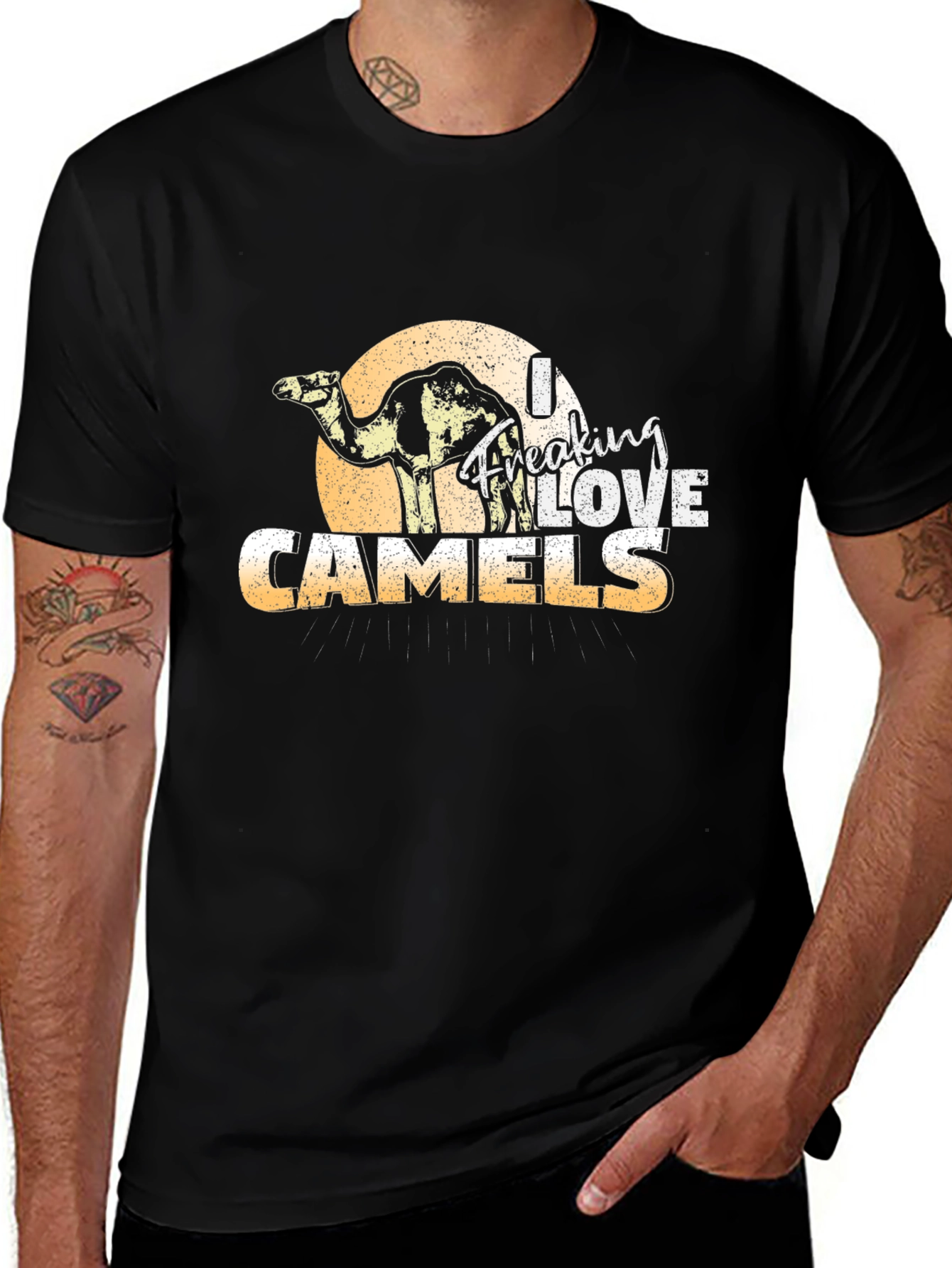 I Freaking Love Camels T-Shirt - Funny Animal Tee