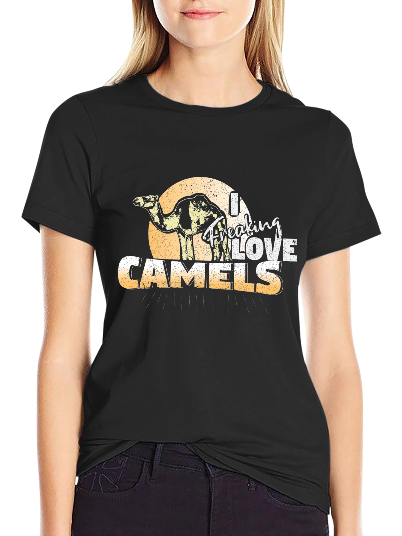 I Freaking Love Camels T-Shirt - Funny Animal Tee