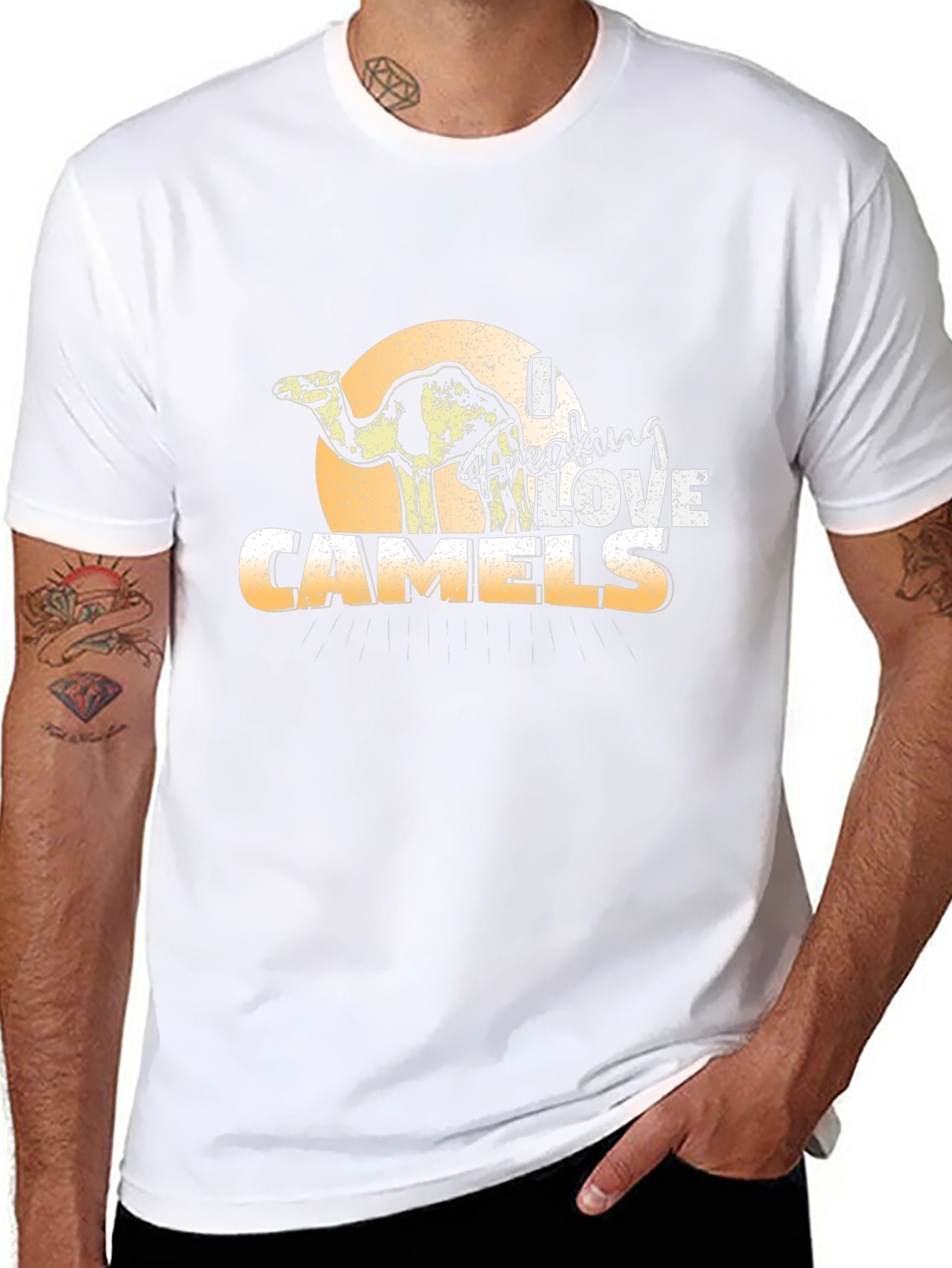 I Freaking Love Camels T-Shirt - Funny Animal Tee